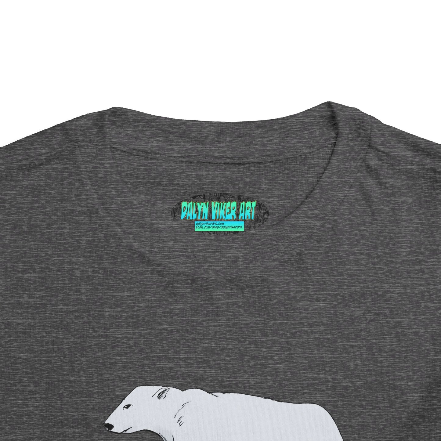 Polar Bear Toddler Tee — Cute Arctic Animal Shirt for Kids