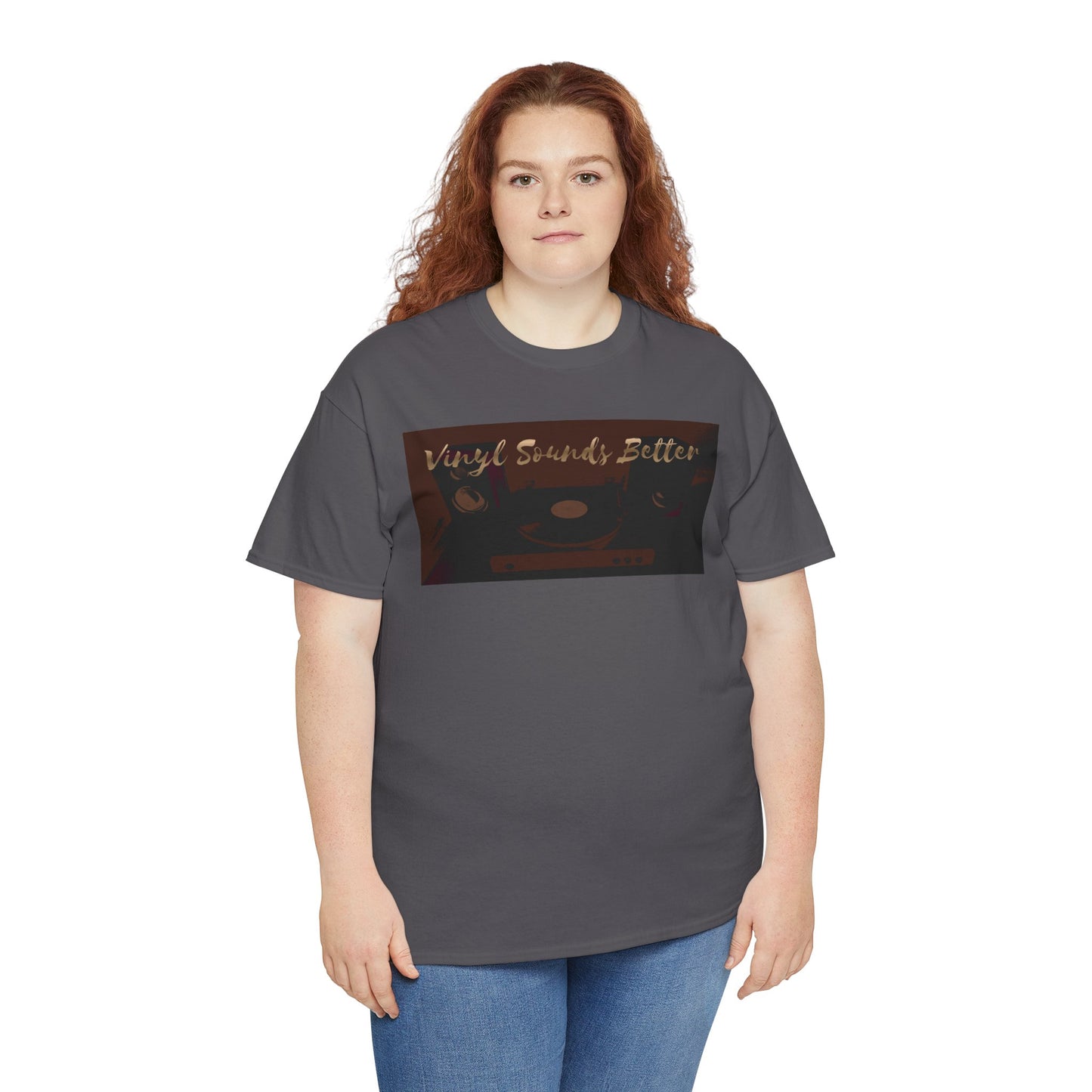 Vinyl Sounds Better T-Shirt — Retro Record Player Tee for Music Lovers