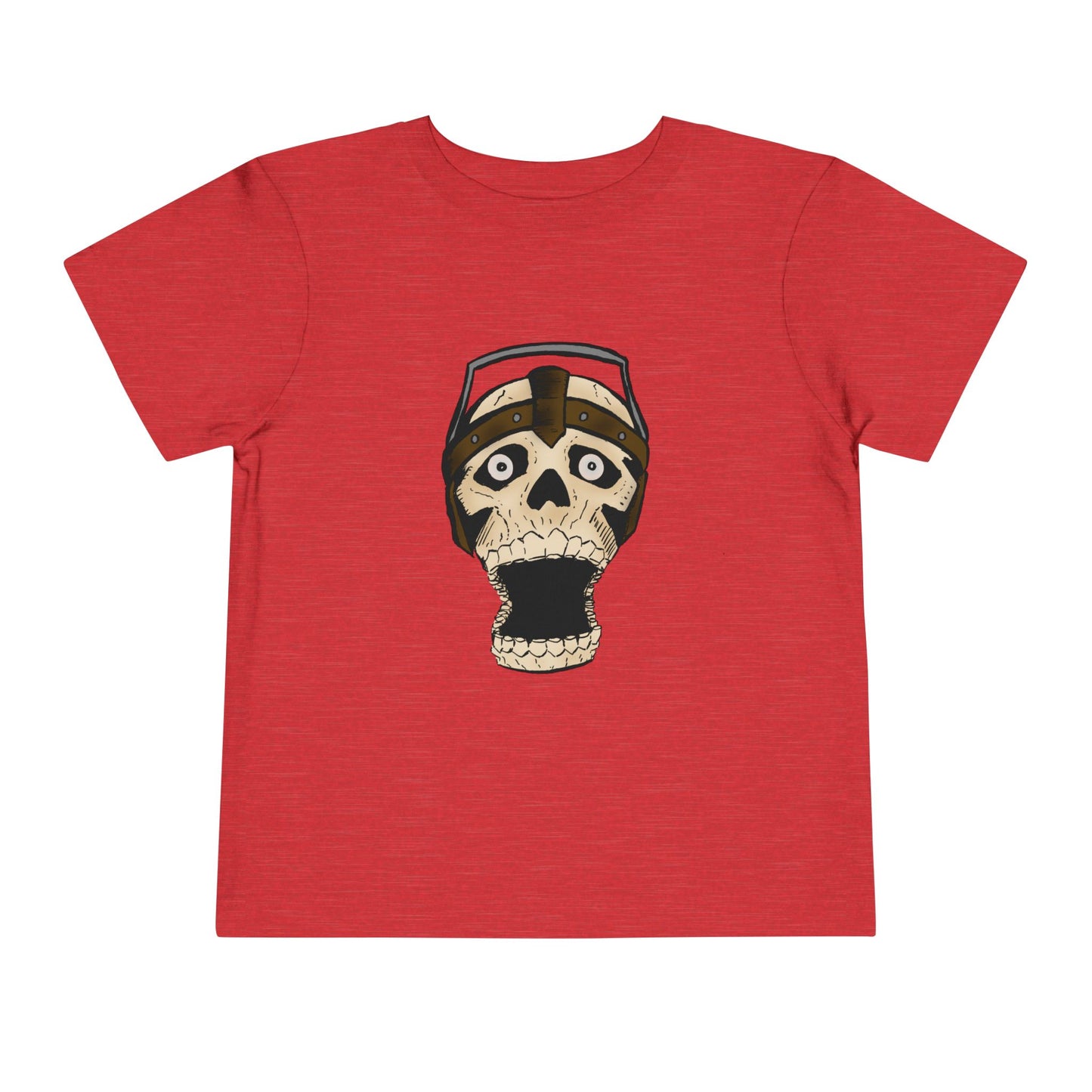 Toddler Tee — Playful Screaming Skull Graphic Kids' Shirt