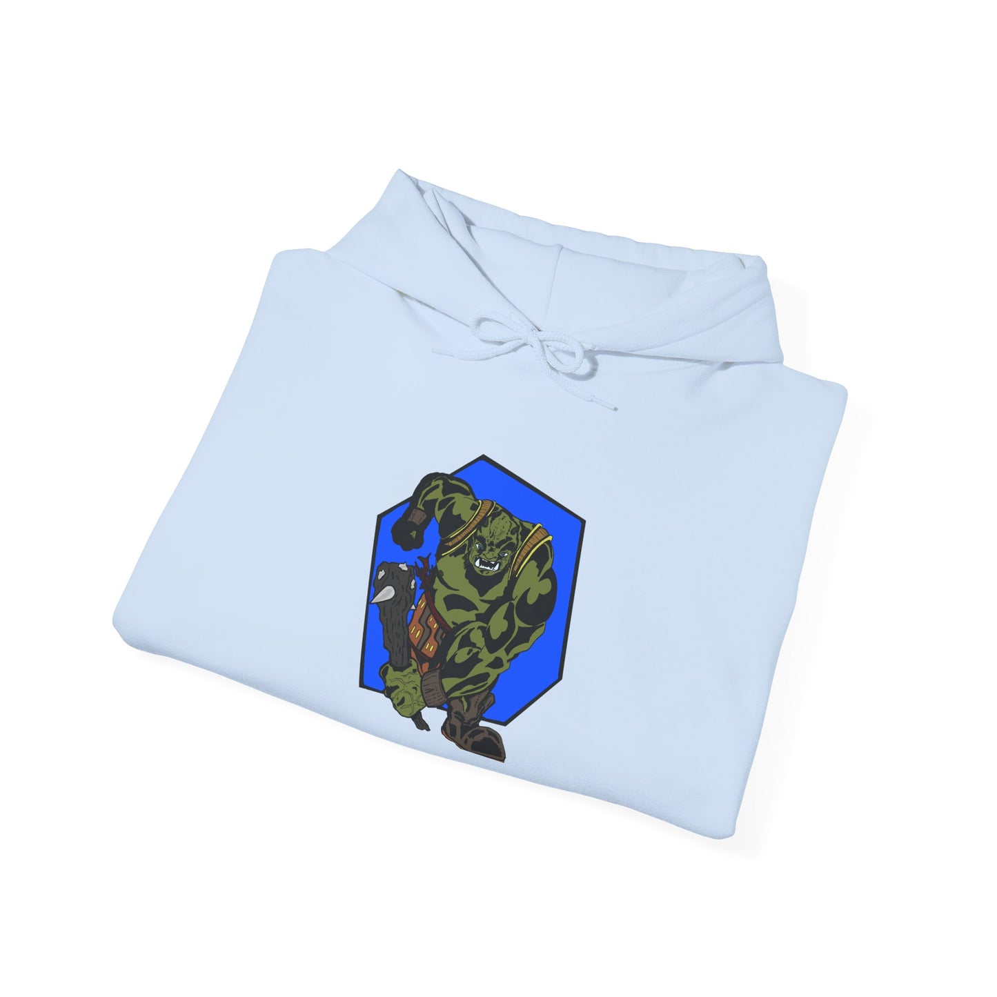 Heroic Monster Hooded Sweatshirt, Cozy Casual, Gift for Gamer, Geek Wear, Unisex Hoodie, Birthday Present, Halloween Style