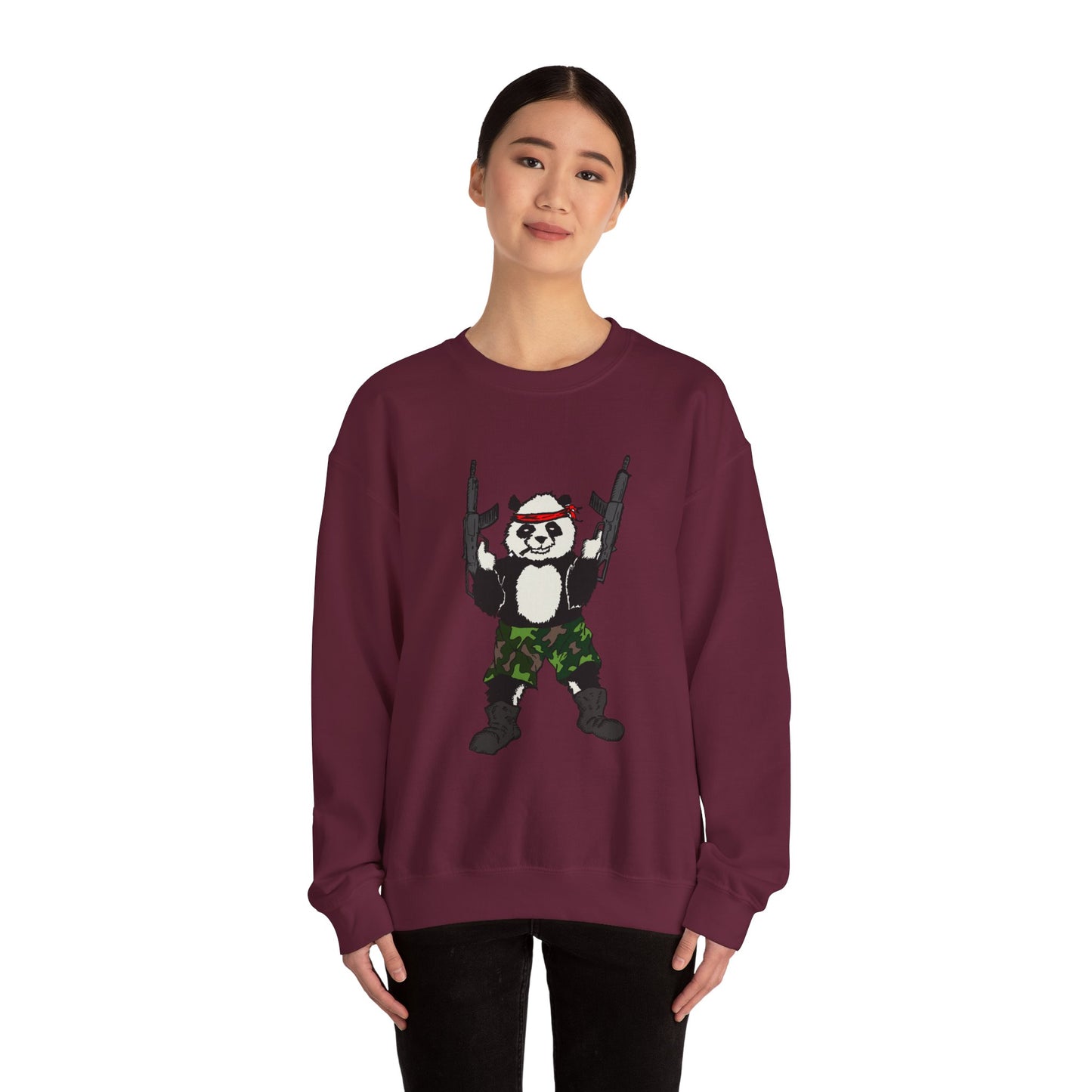 Panda Guns Crewneck Sweatshirt