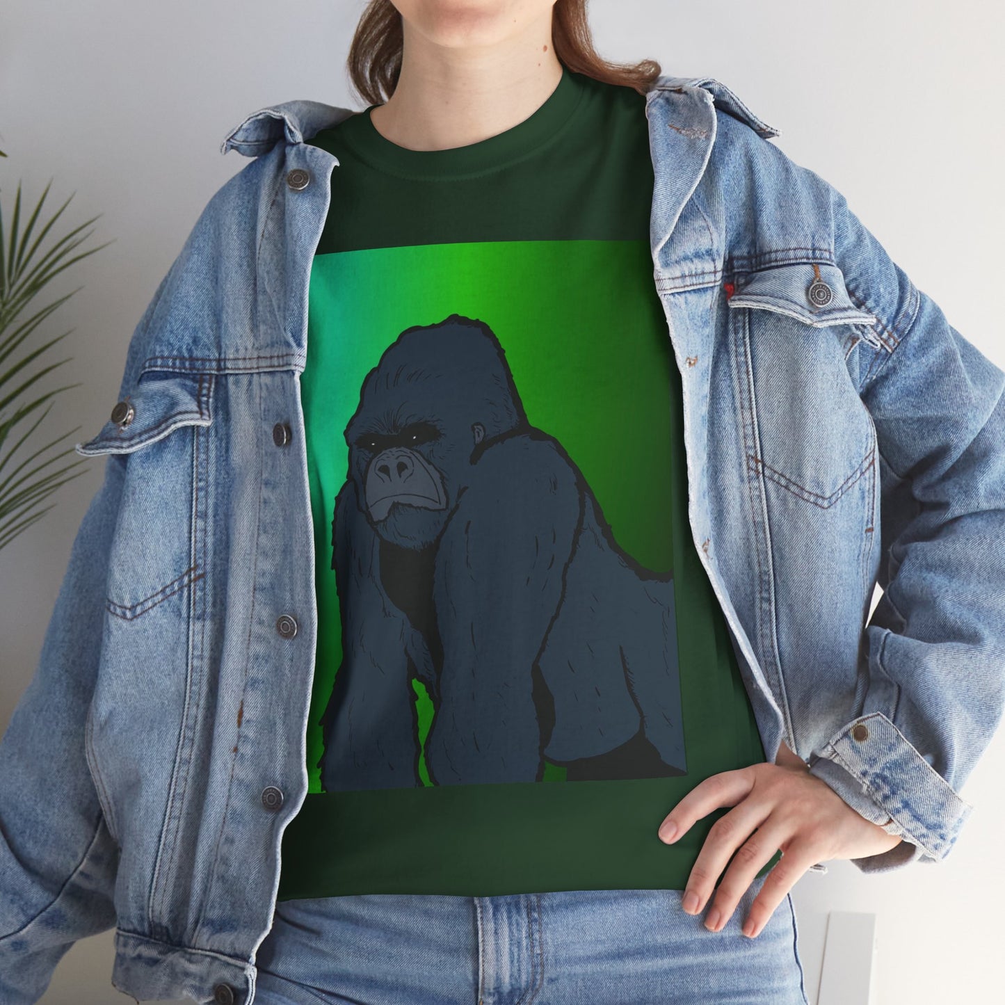 Gorilla Portrait Tee – Graphic Ape Illustration T-Shirt