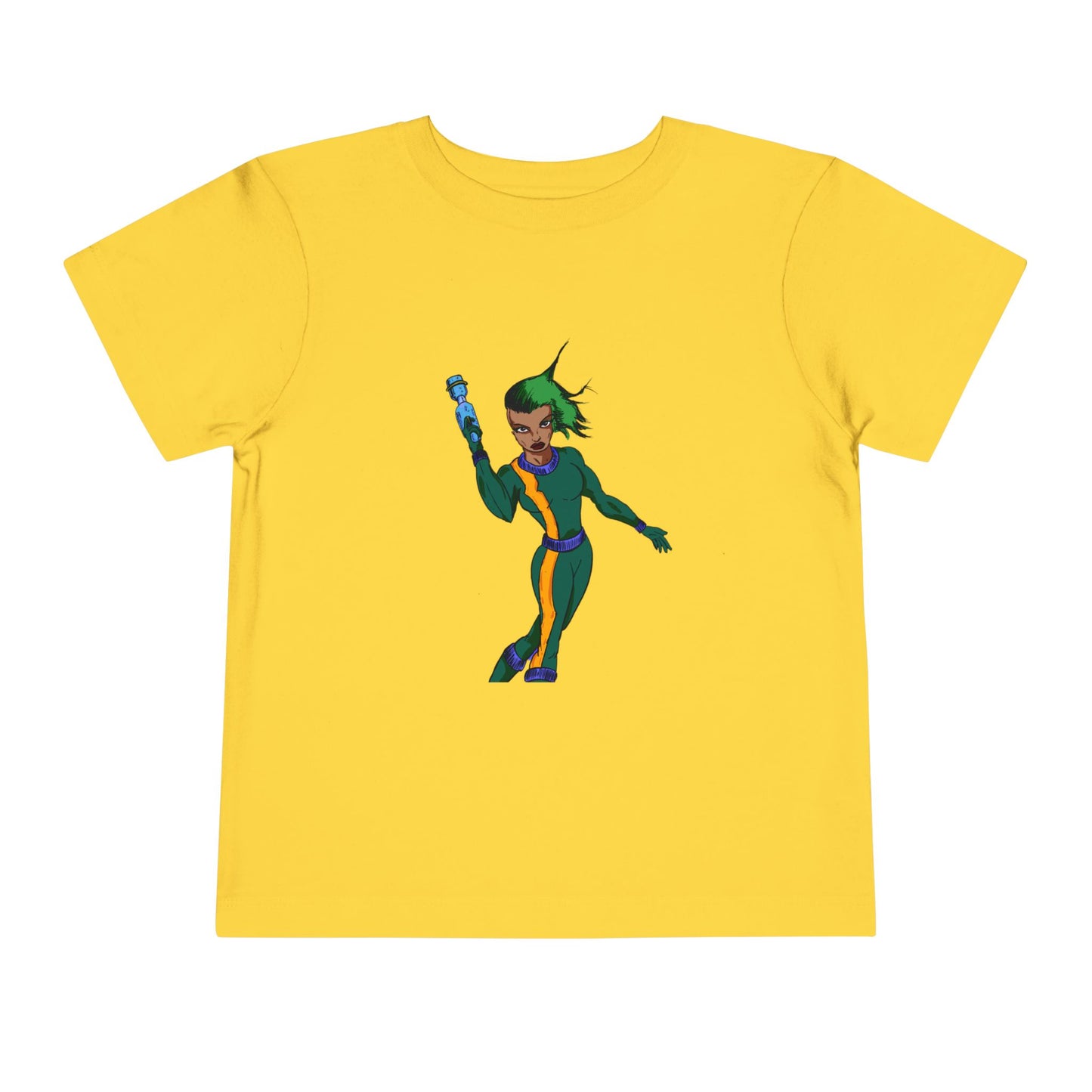 Toddler Tee — Colorful Space Hero Graphic