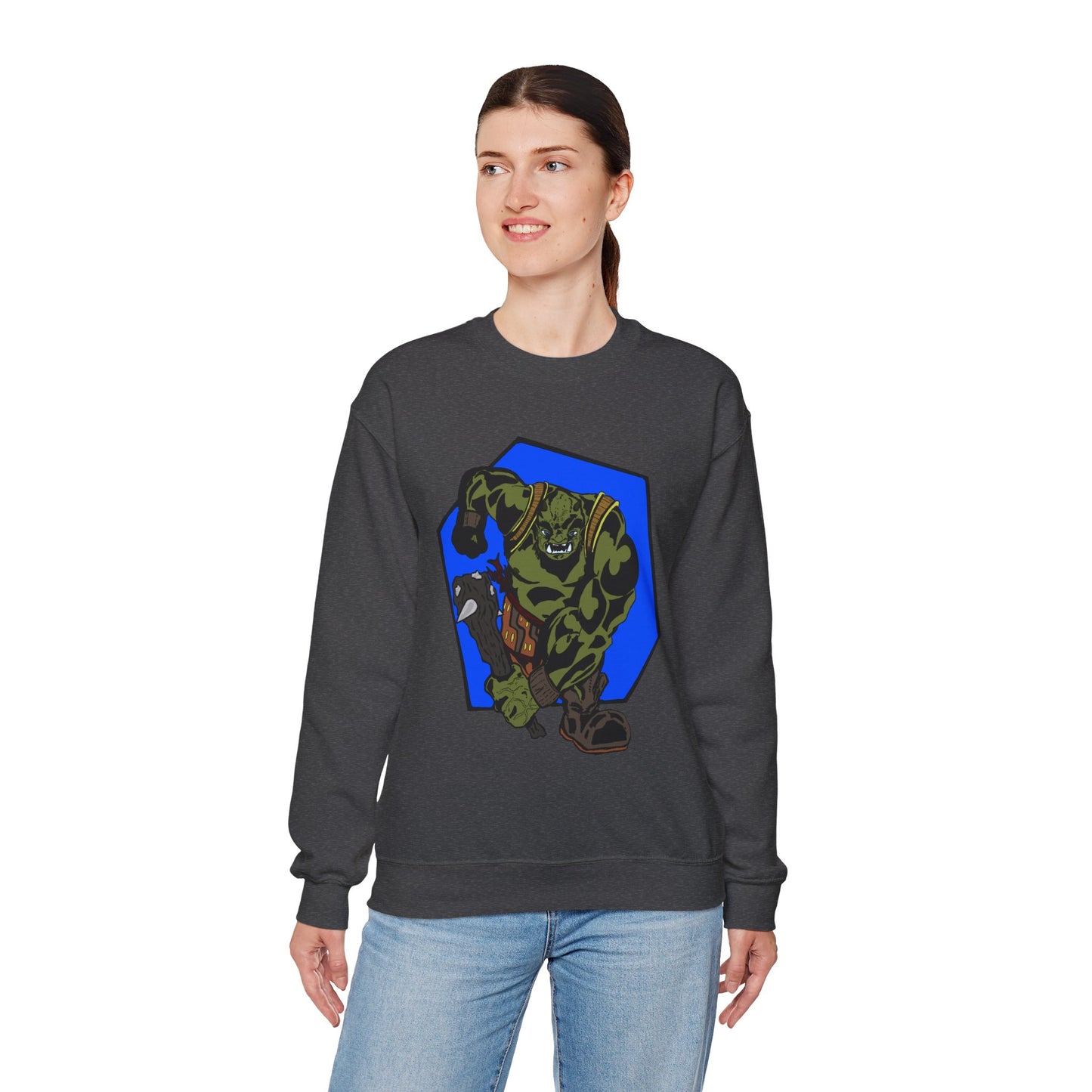 Rampaging Ogre Crewneck Sweatshirt for Marvel Fans