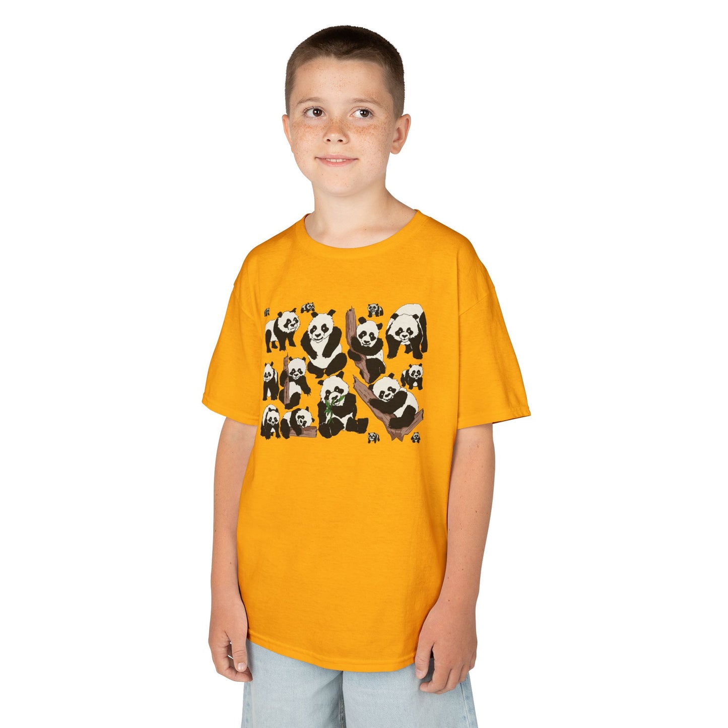 Panda Paradise Kids Tee, Cute Animal T-Shirt, Children's Gift, Birthday Present, Summer Wear, Eco-Friendly Fashion