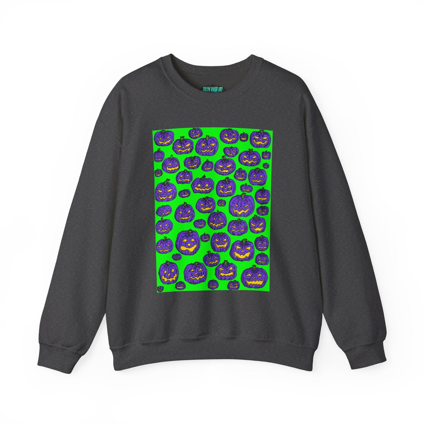 Halloween Pumpkin Crewneck Sweatshirt