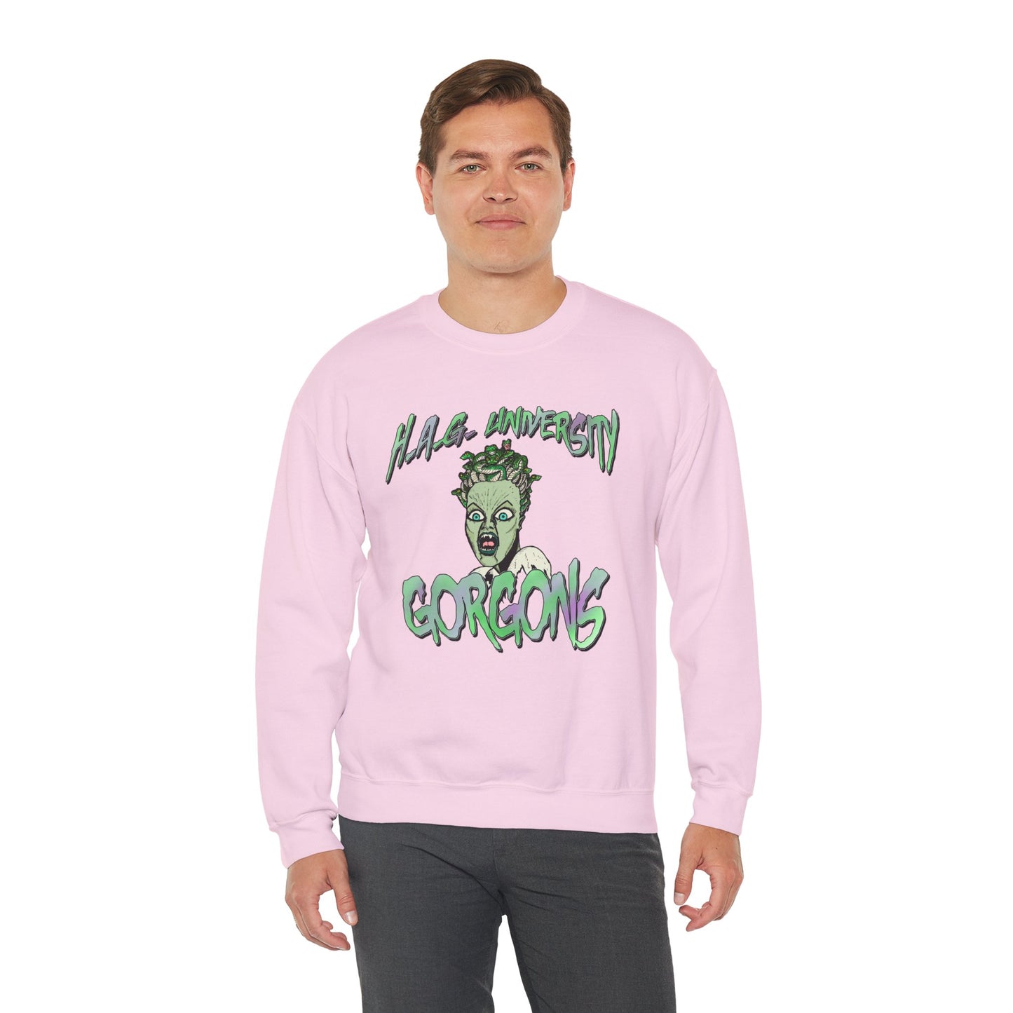 HAG University GORGONS Crewneck Sweatshirt – Unisex Heavy Blend