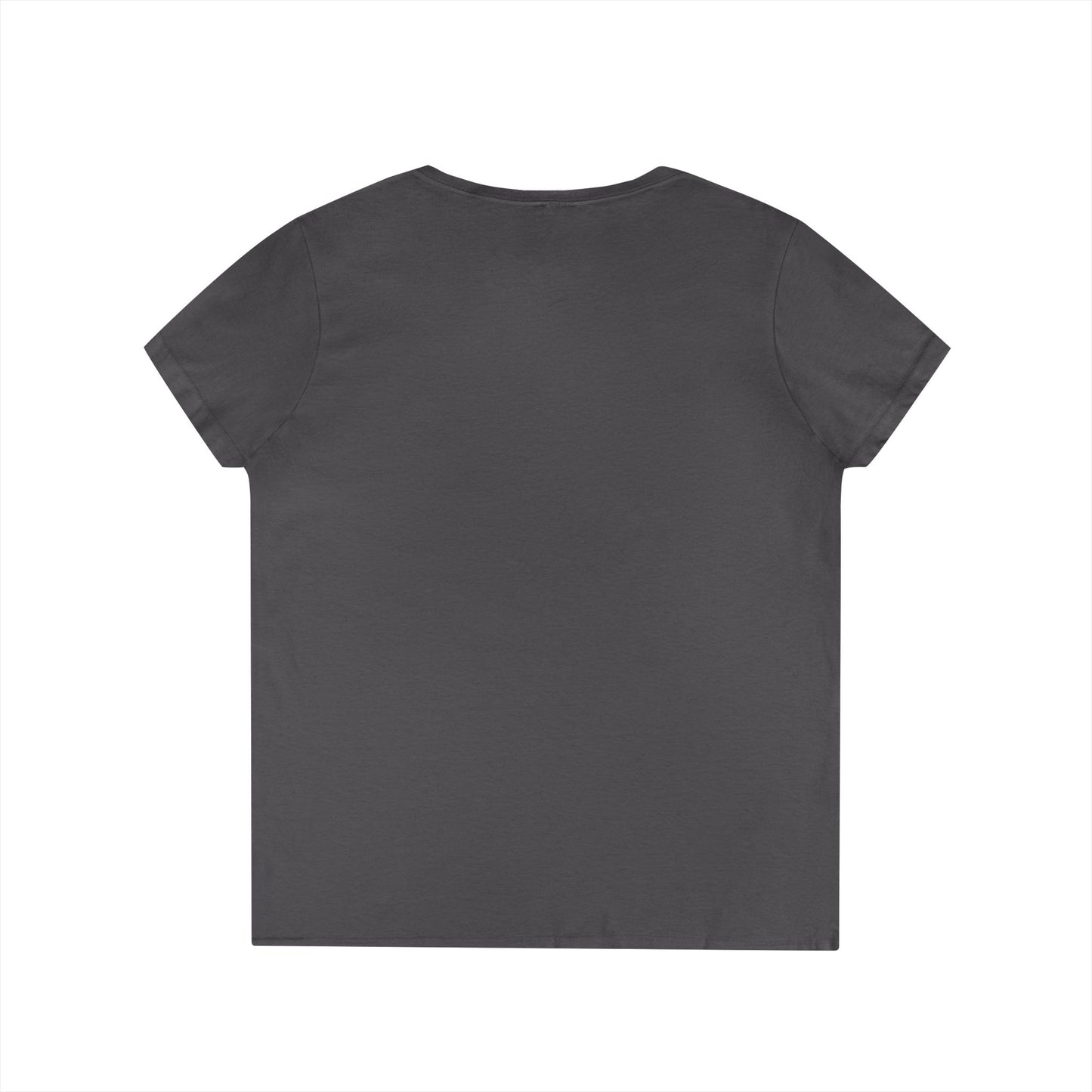 Skull Design Ladies' V-Neck T-Shirt - Trendy & Edgy Graphic Tee