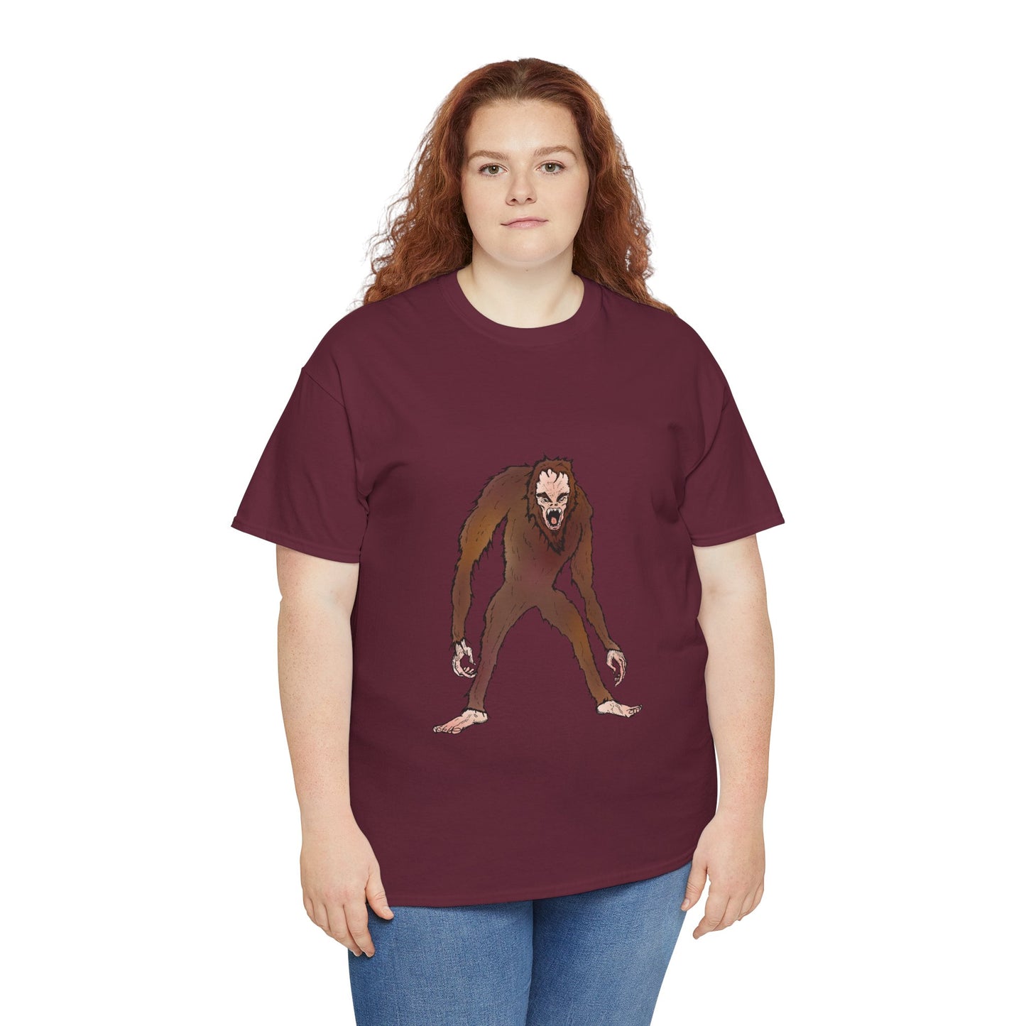 Bigfoot Sketch T‑Shirt — Retro Sasquatch Graphic Tee
