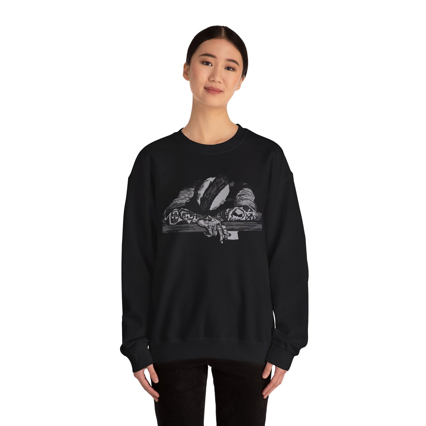 Punk and Done Graphic Crewneck Sweatshirt for Everyday Comfort