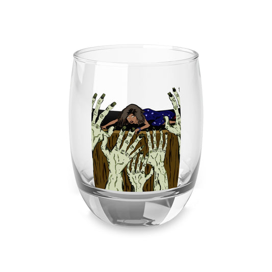 Giant Hands Whiskey Glass - Unique Gift for Halloween Parties, Drinking Glass, Barware, Horror Lovers, Sculpted Design