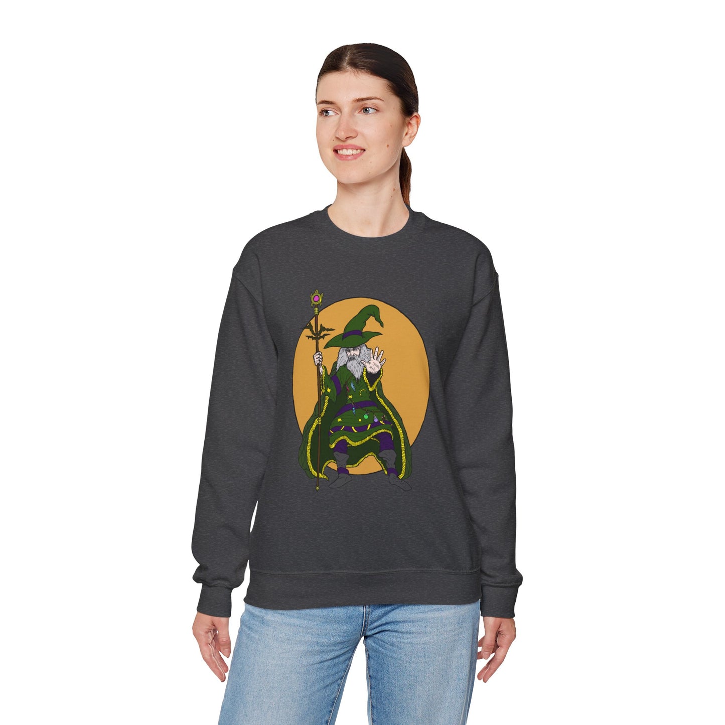 Wizard-Themed Unisex Crewneck Sweatshirt