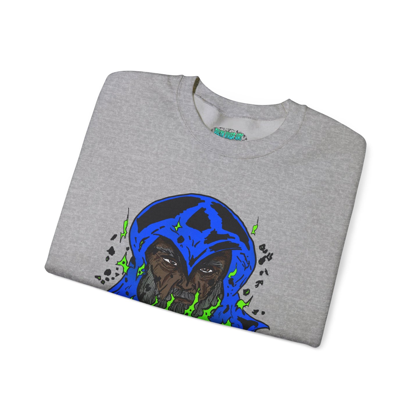 Cosmic Wizard Mystical Graphic Sweatshirt