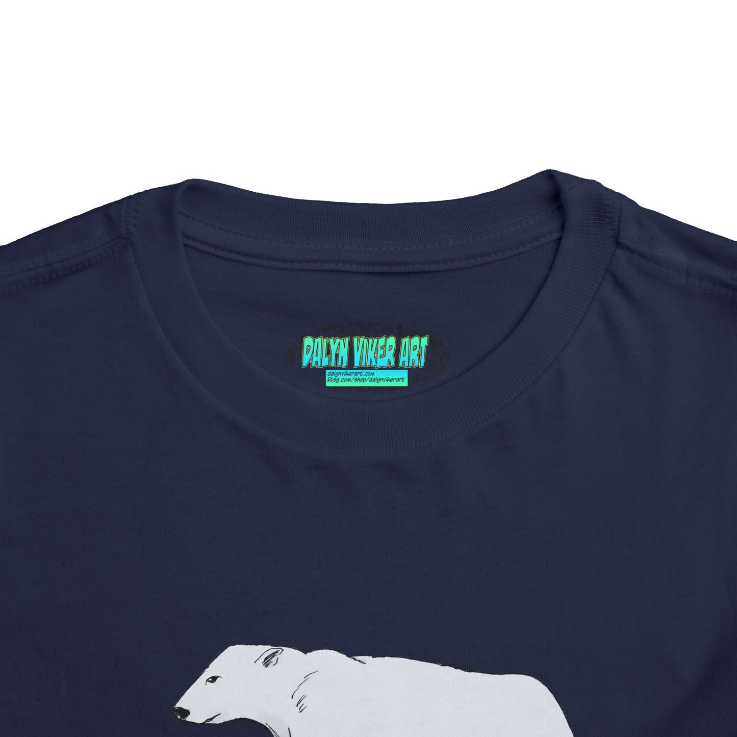 Polar Bear Toddler Tee — Cute Arctic Animal Shirt for Kids