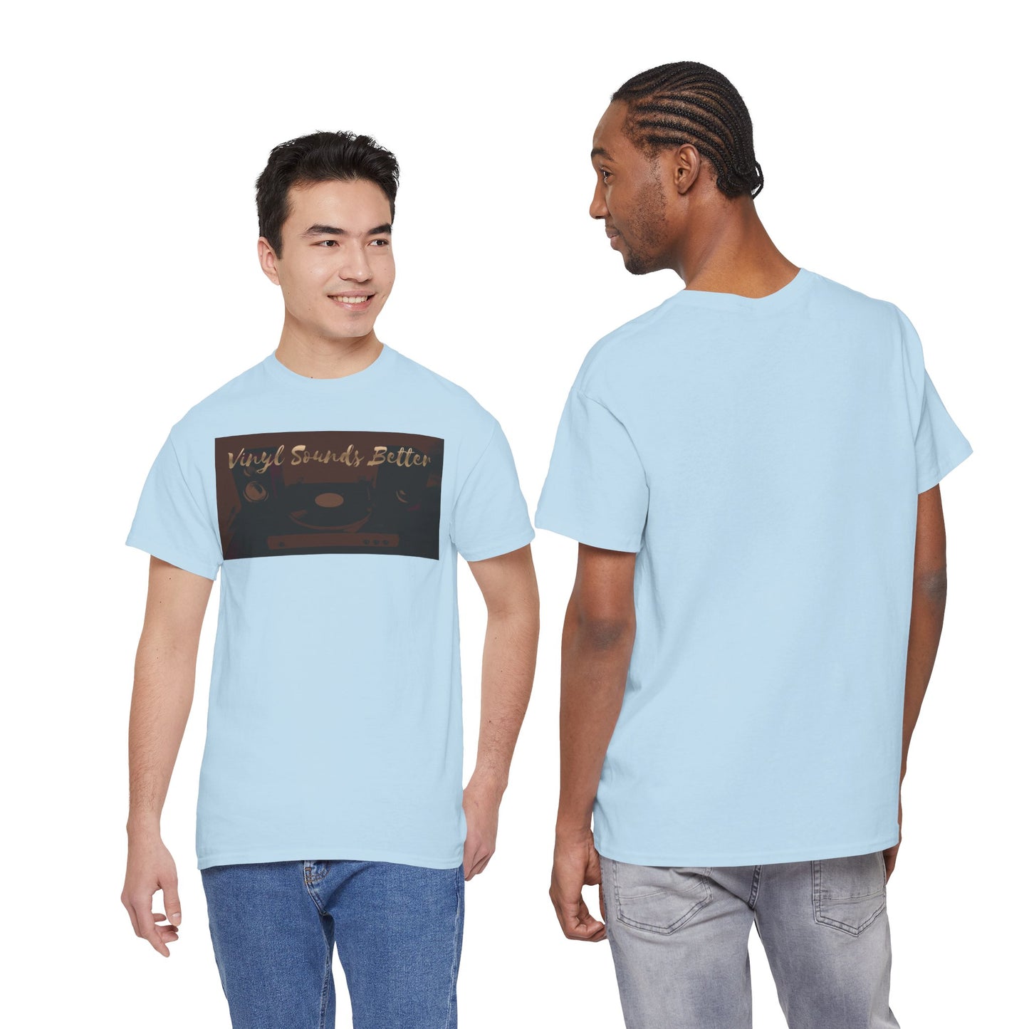 Vinyl Sounds Better T-Shirt — Retro Record Player Tee for Music Lovers