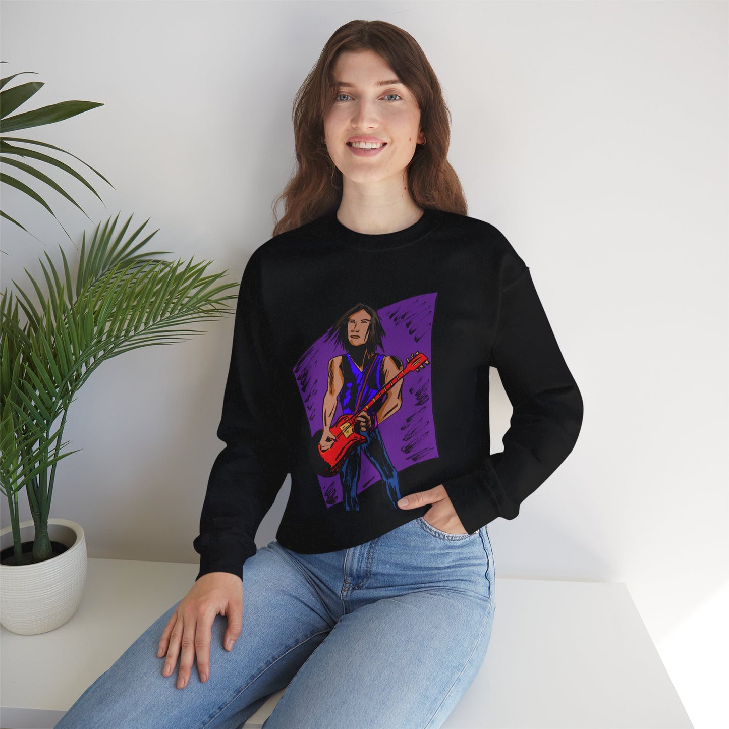 Rock Star Vintage Crewneck Sweatshirt