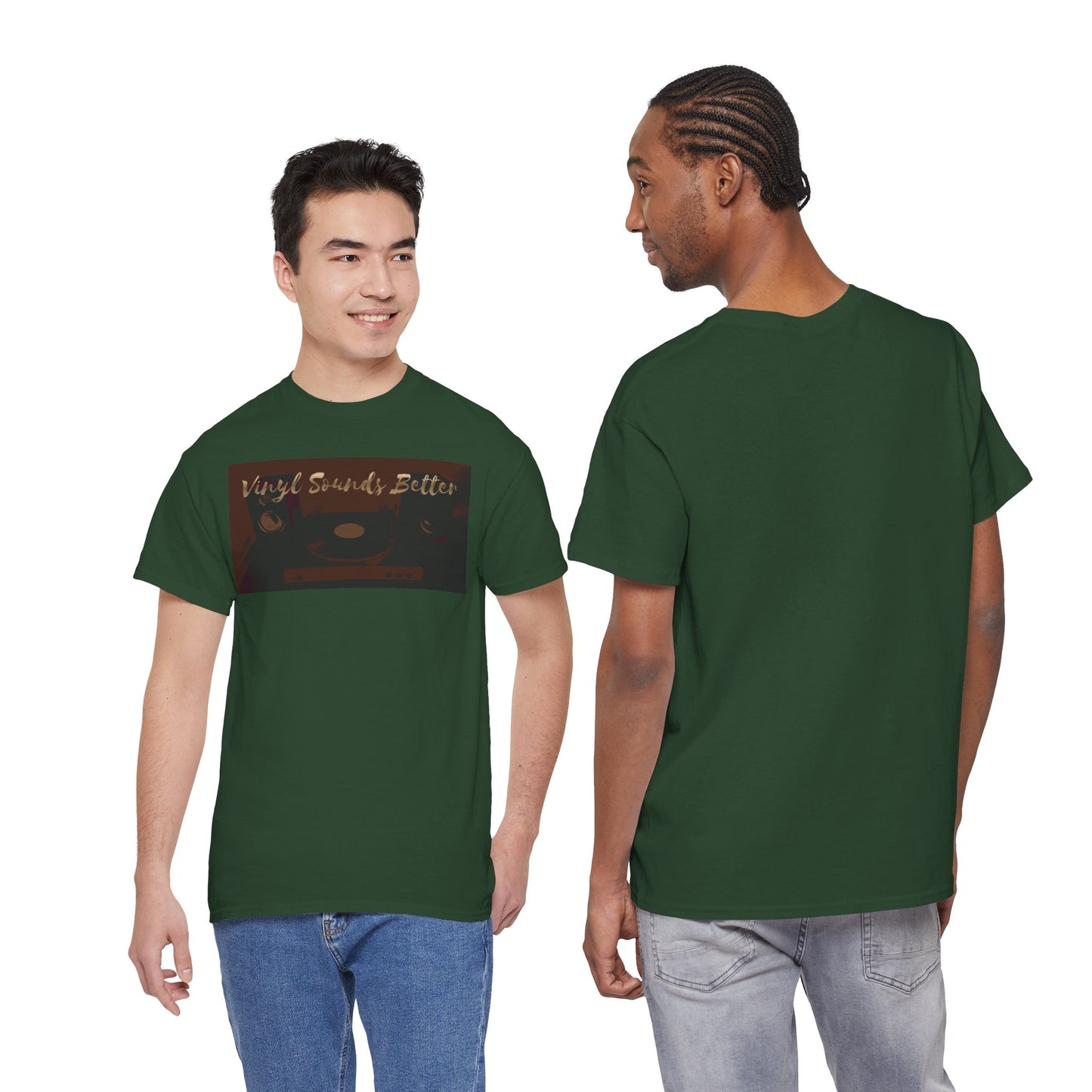 Vinyl Sounds Better T-Shirt — Retro Record Player Tee for Music Lovers