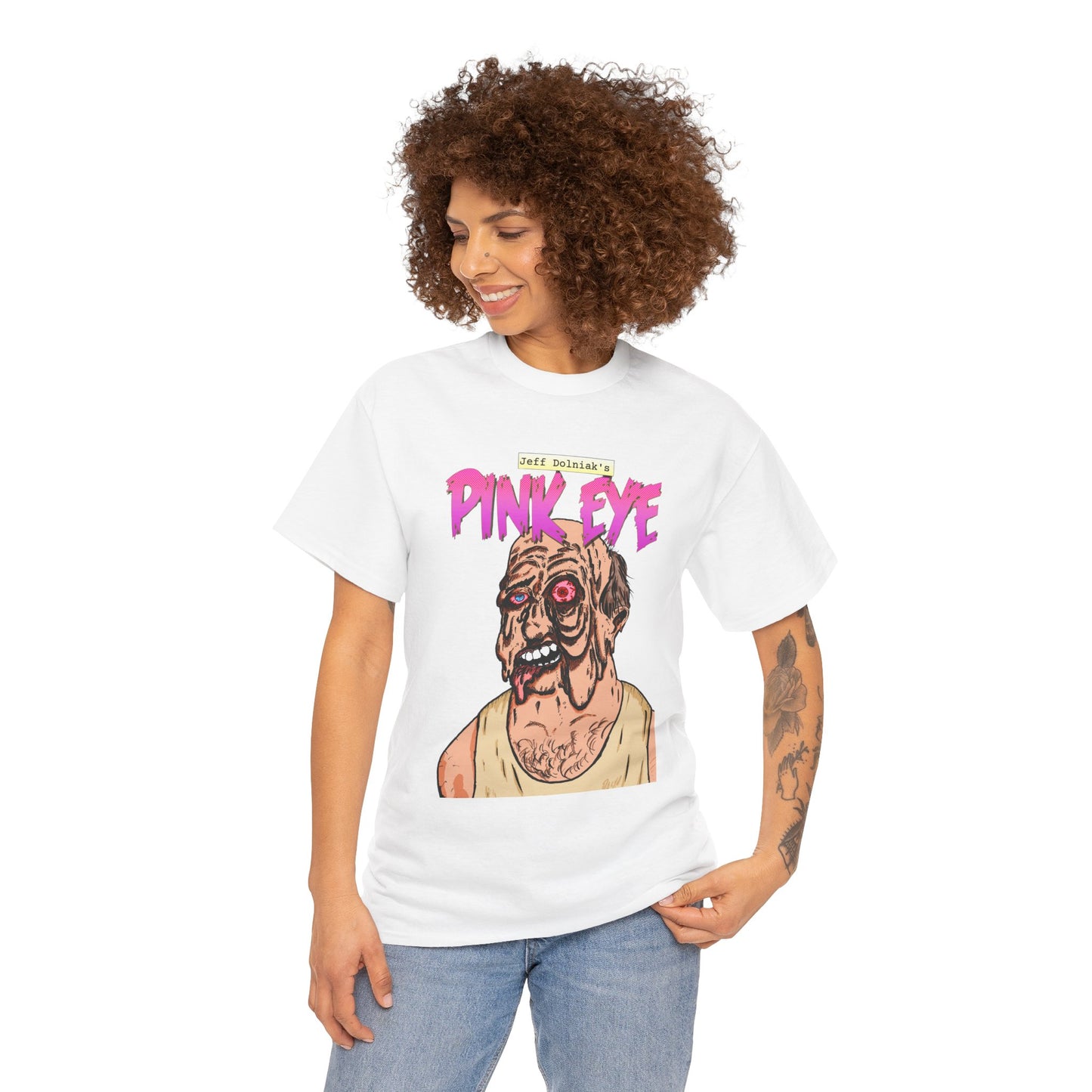 Pink Eye - Body Horror Illustration T-Shirt