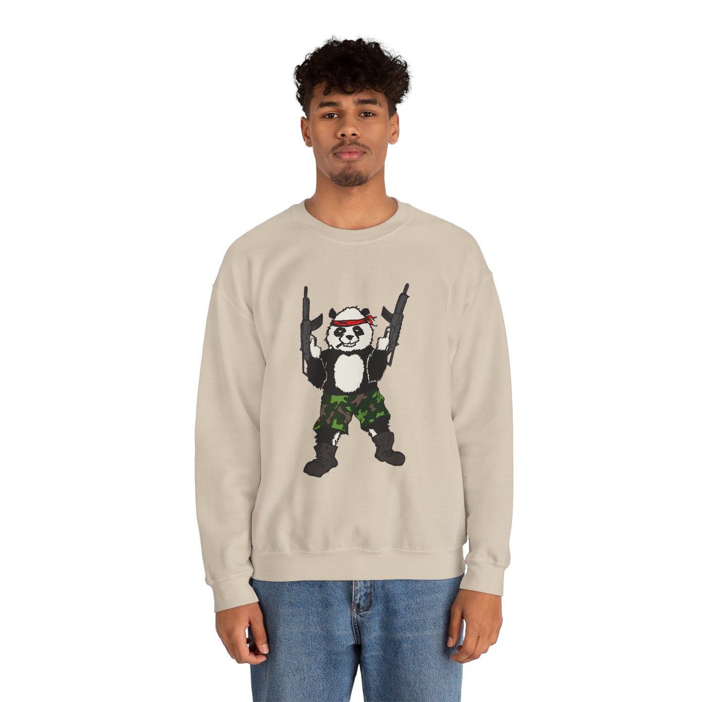 Panda Guns Crewneck Sweatshirt
