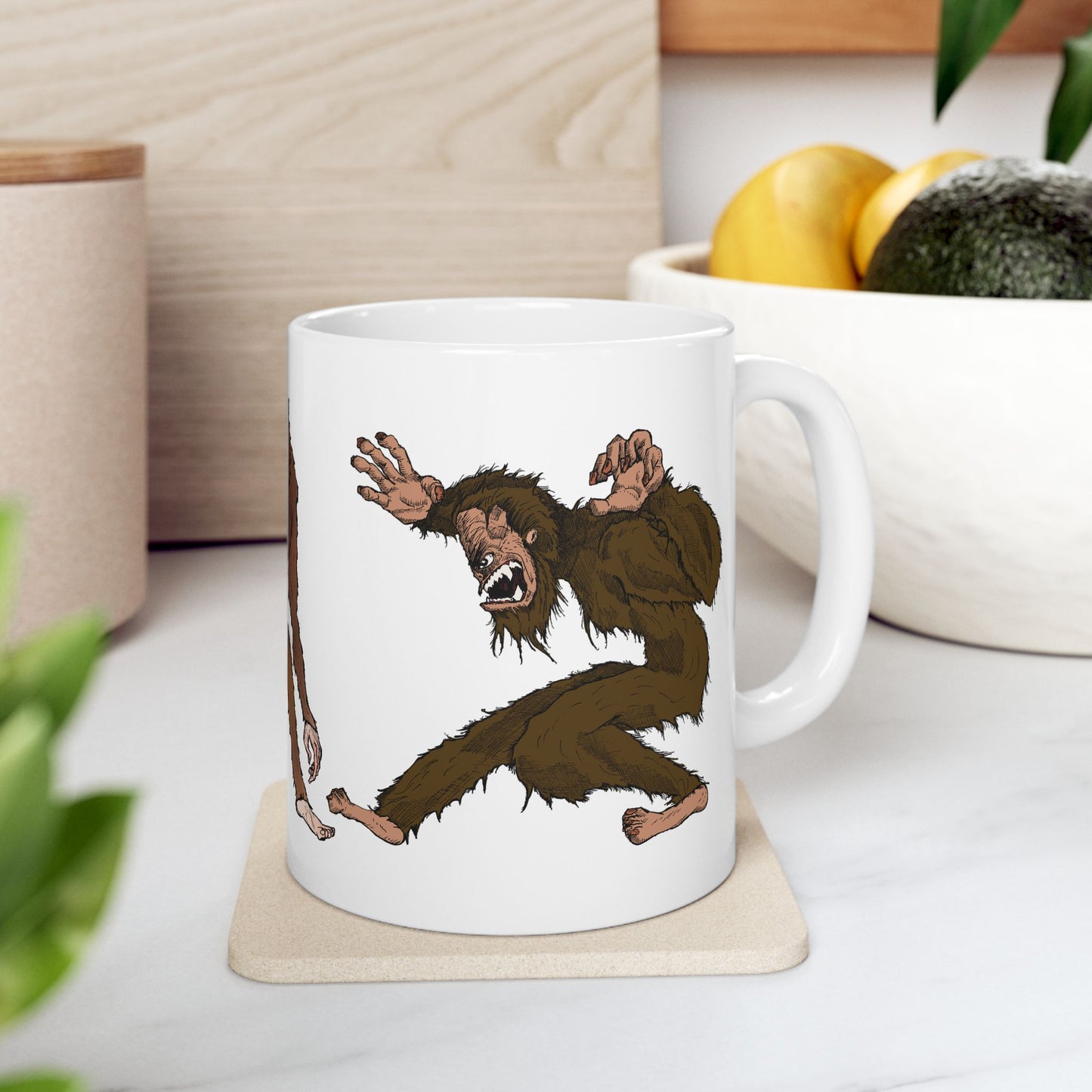 Bigfoot Sasquatch Mug — Funny Creature Coffee Cup (11oz & 15oz)