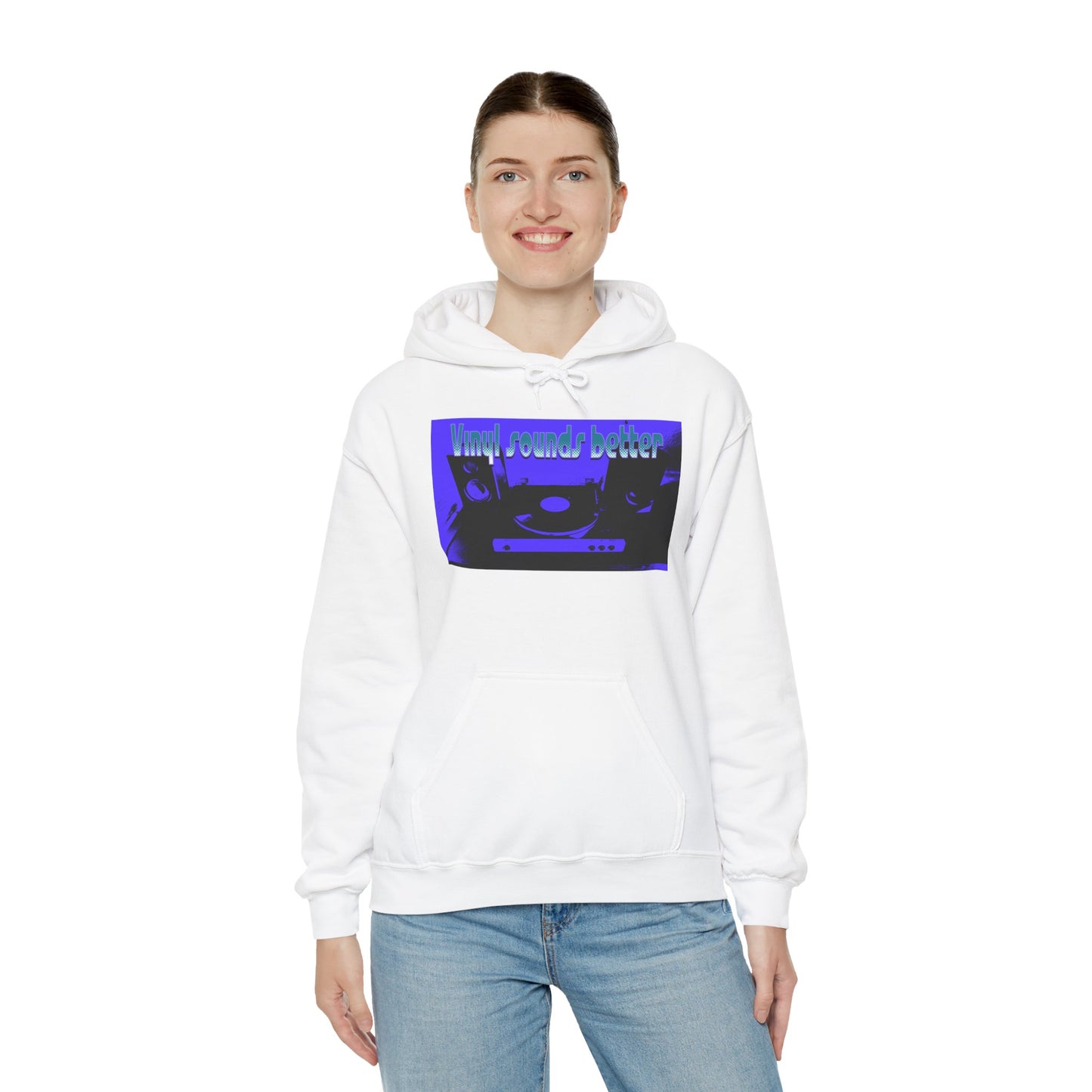Vinyl Sounds Better Hoodie, Perfect for Music Lovers, Gift for DJs, Casual Wear, Comfortable Sweatshirt, Trendy Music Apparel