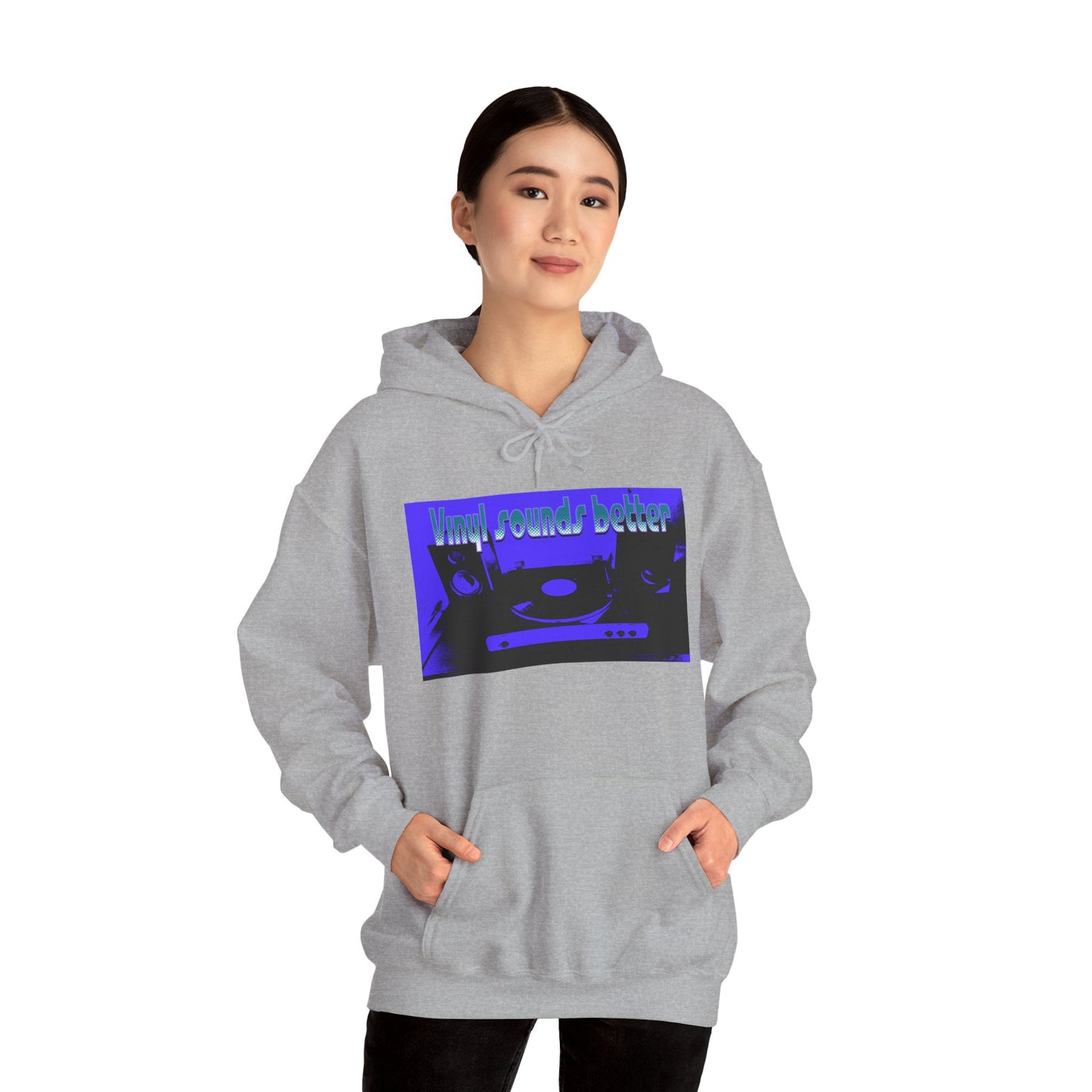 Vinyl Sounds Better Hoodie, Perfect for Music Lovers, Gift for DJs, Casual Wear, Comfortable Sweatshirt, Trendy Music Apparel