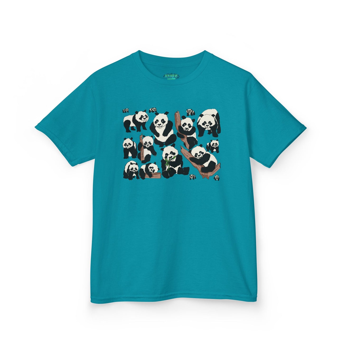 Panda Paradise Kids Tee, Cute Animal T-Shirt, Children's Gift, Birthday Present, Summer Wear, Eco-Friendly Fashion