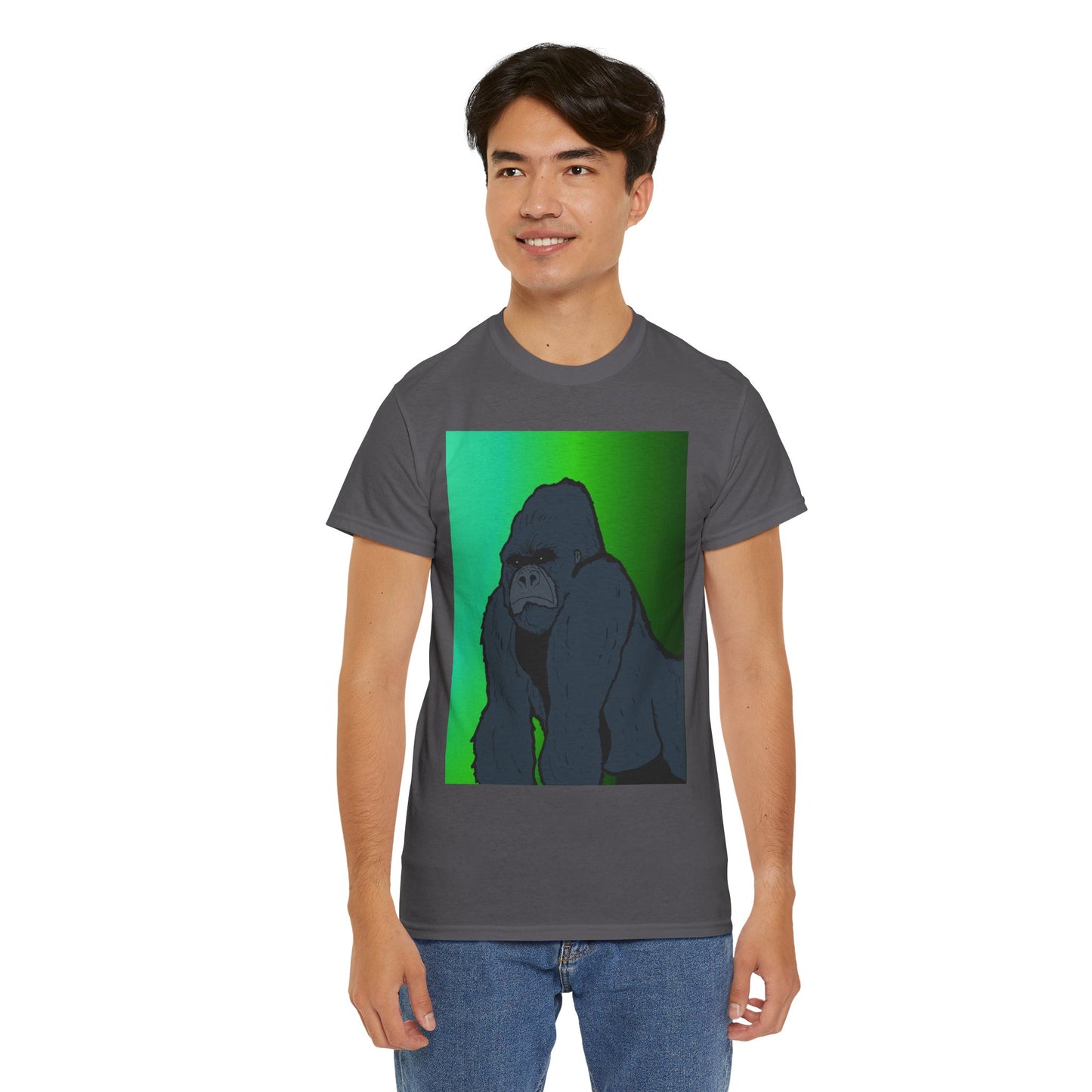 Gorilla Portrait Tee – Graphic Ape Illustration T-Shirt