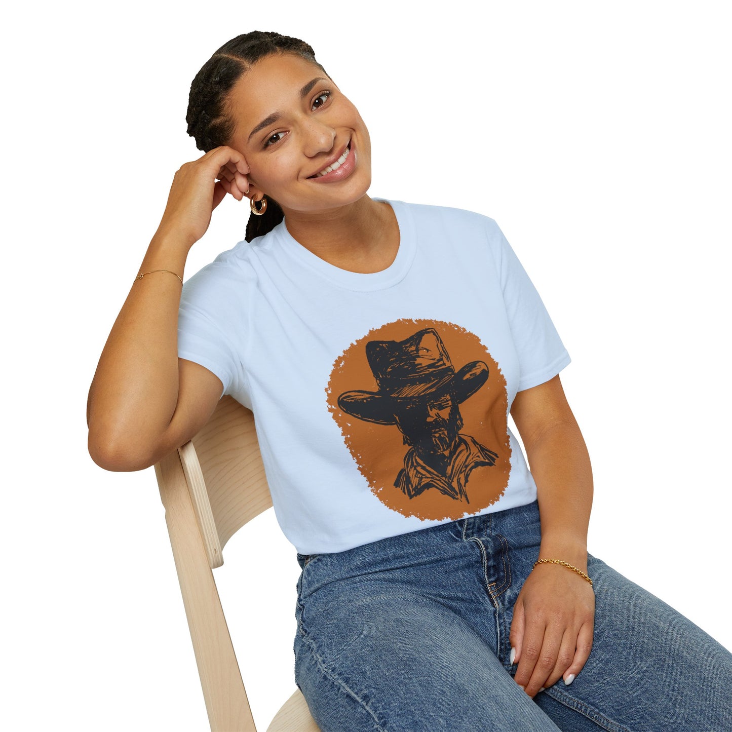 Southwest Cowboy Unisex T-Shirt - Western Rancher Design