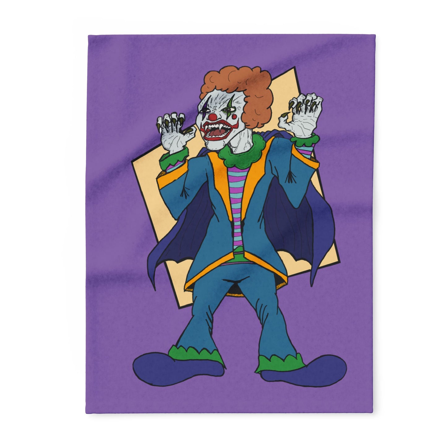 Vampire Clown Arctic Fleece Blanket