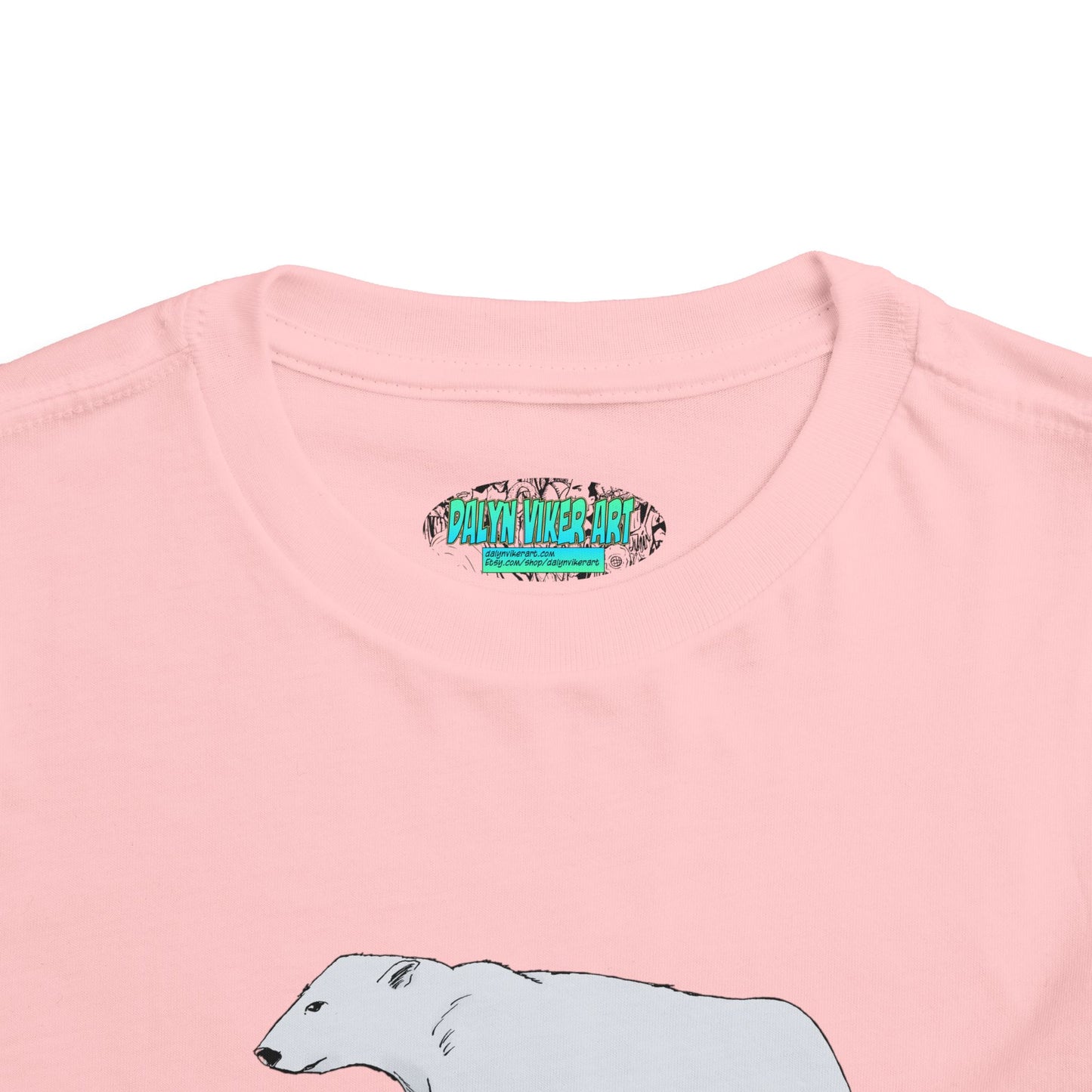 Polar Bear Toddler Tee — Cute Arctic Animal Shirt for Kids