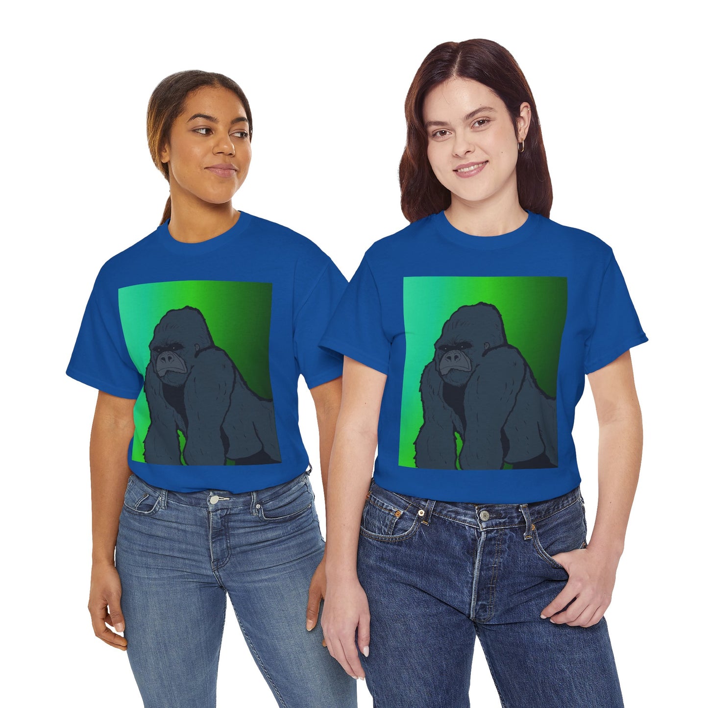 Gorilla Portrait Tee – Graphic Ape Illustration T-Shirt