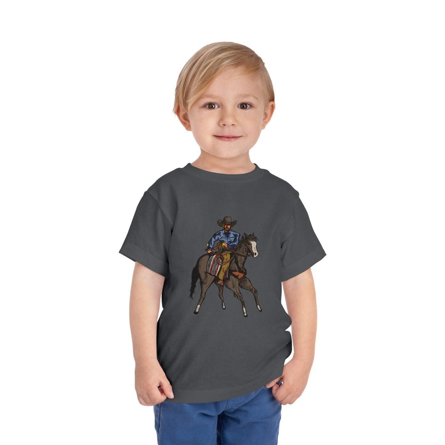 Cowboy on Horse Toddler Tee