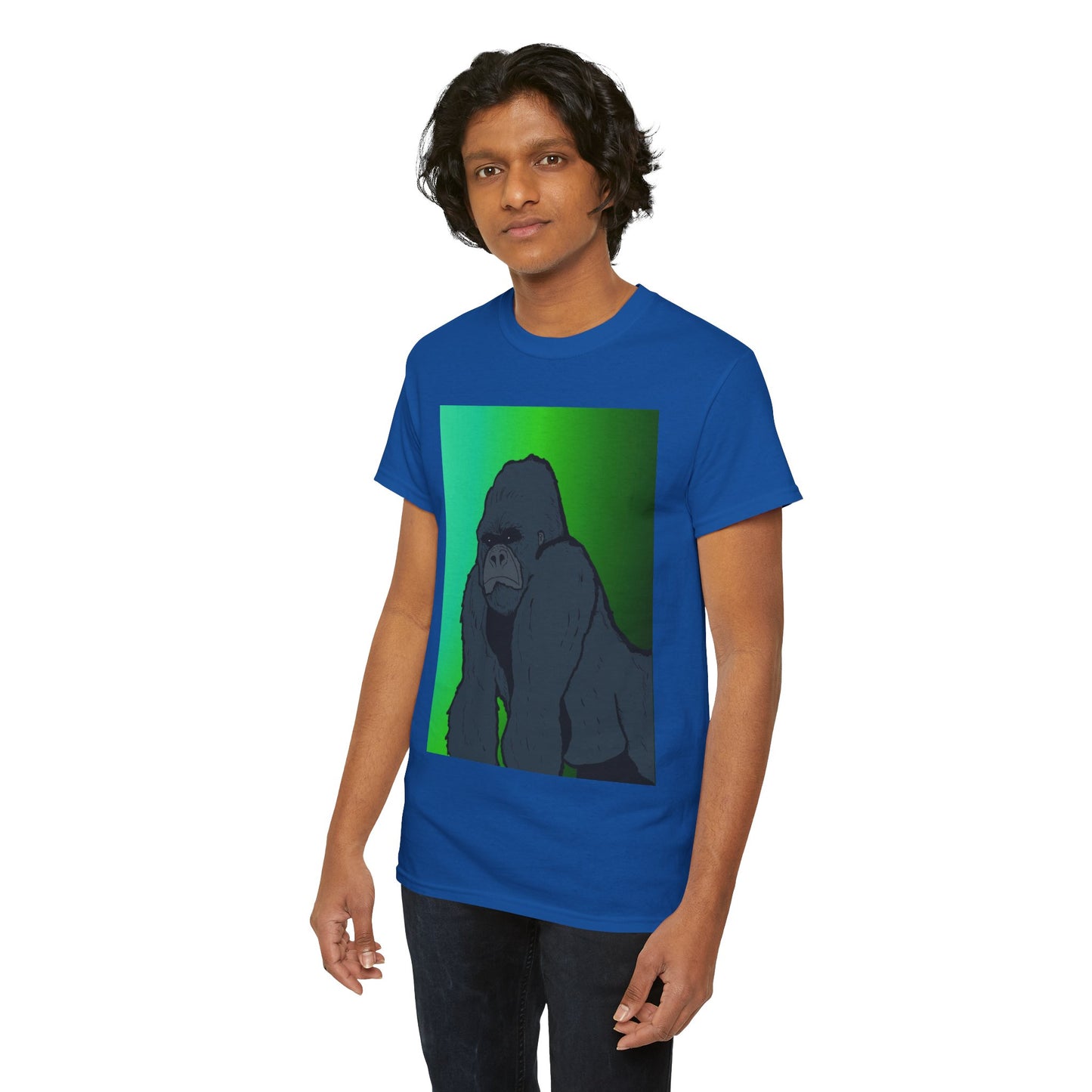 Gorilla Portrait Tee – Graphic Ape Illustration T-Shirt