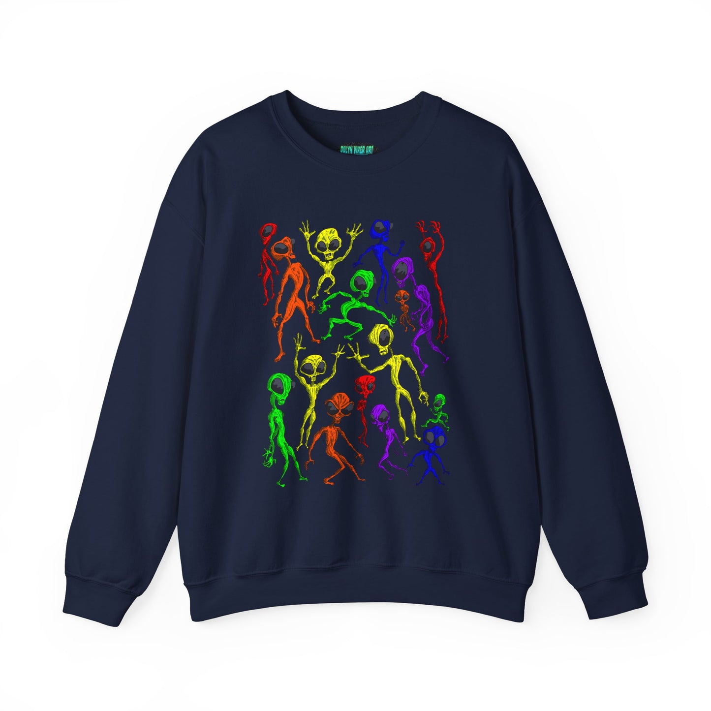 Alien Dance Party Crewneck Sweatshirt