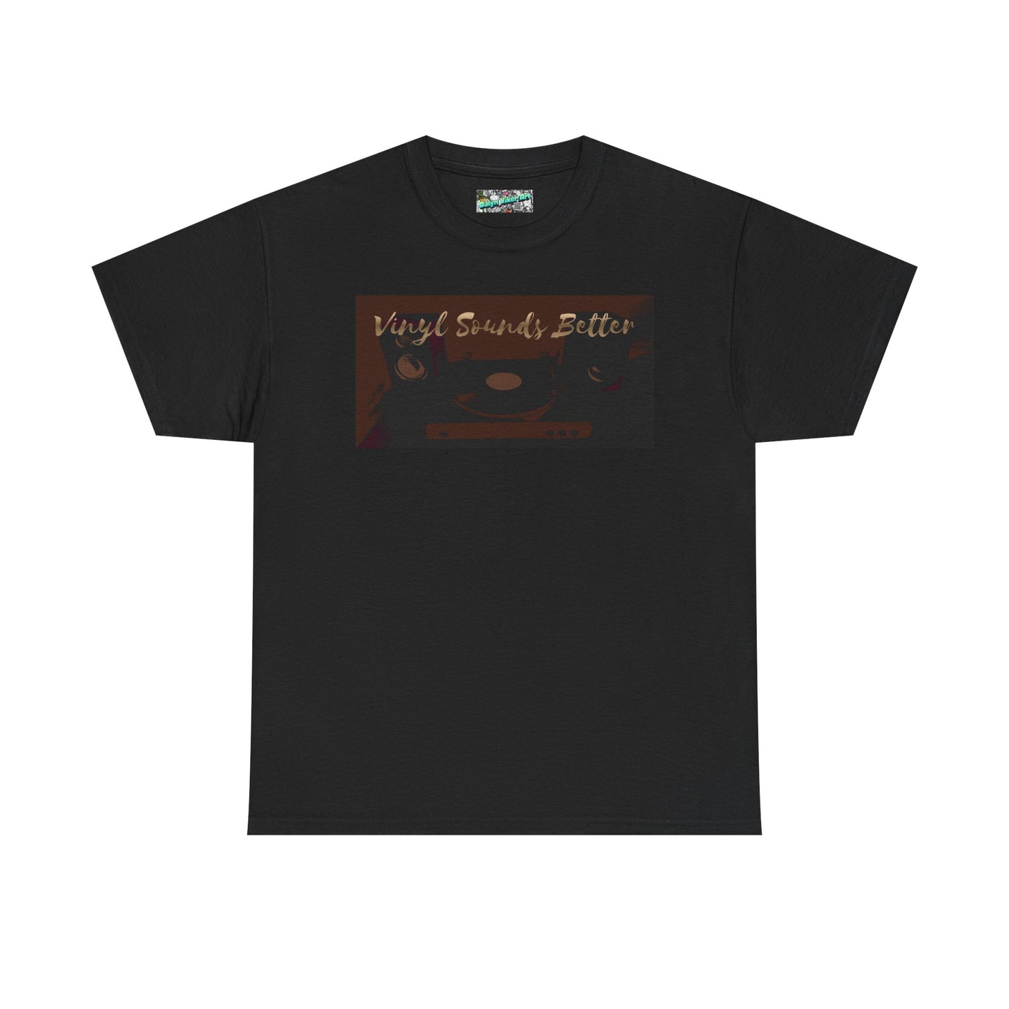 Vinyl Sounds Better T-Shirt — Retro Record Player Tee for Music Lovers