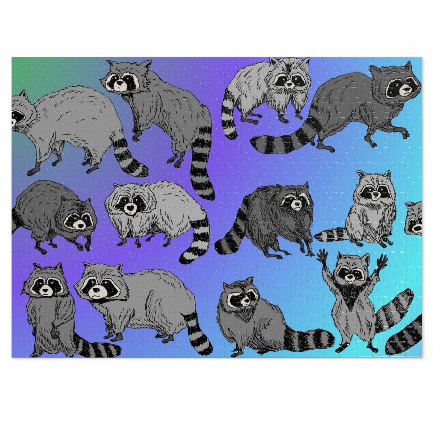 Jigsaw Puzzle with Tin