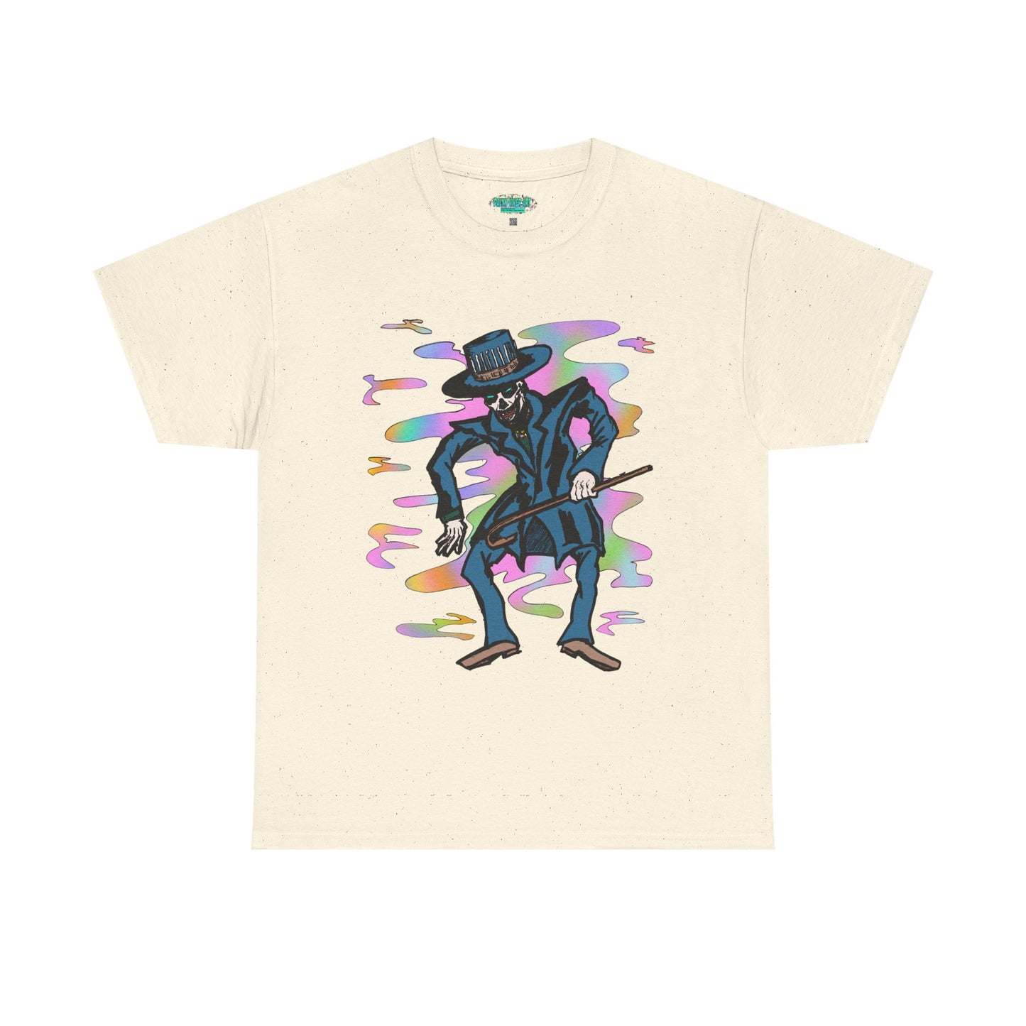 Voodoo Maniac Colorful Cartoon Magician Unisex Heavy Cotton Tee