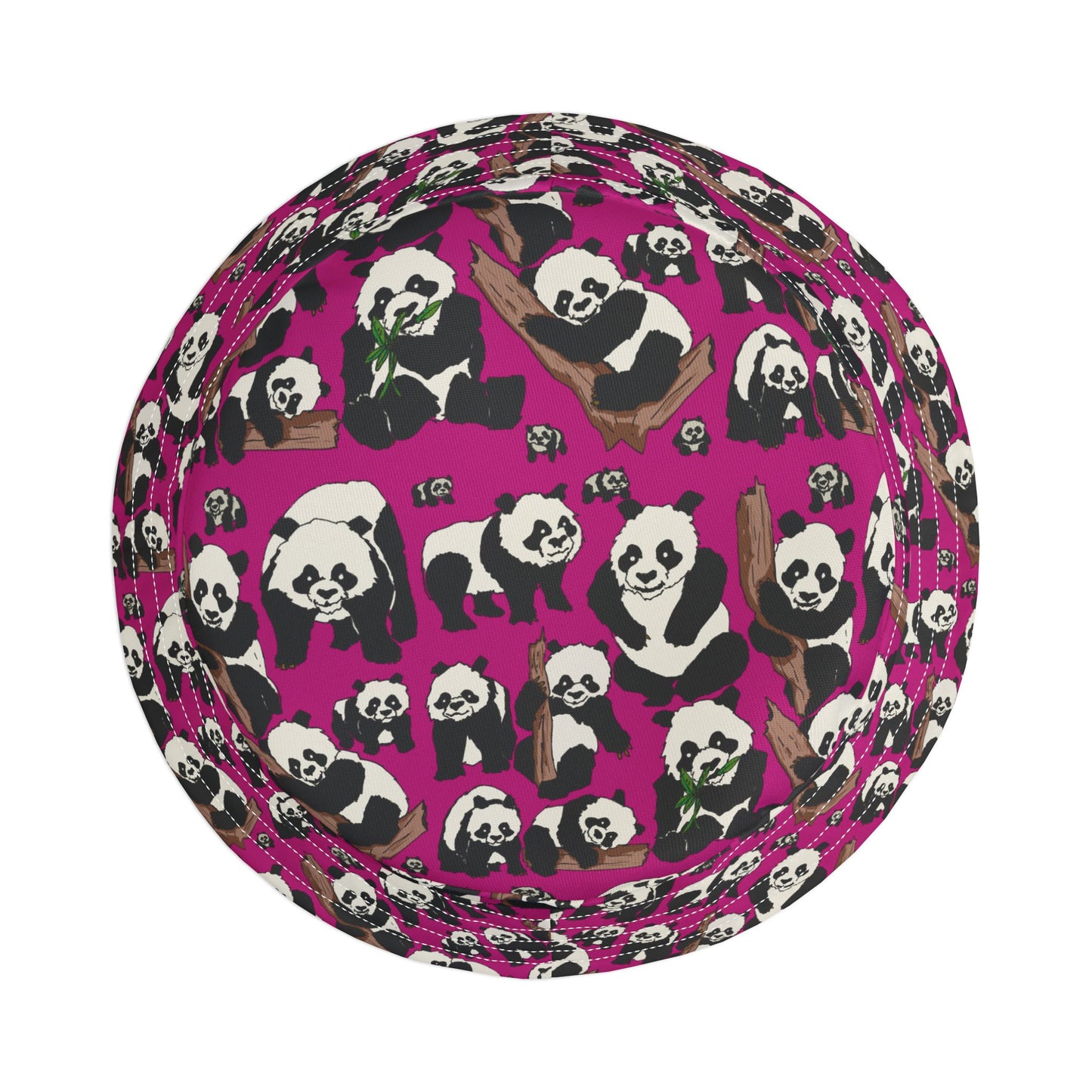 Cute Panda Pattern Bucket Hat, Trendy Summer Accessory, Perfect for Beach Days, Outdoor Festivals, Casual Outings