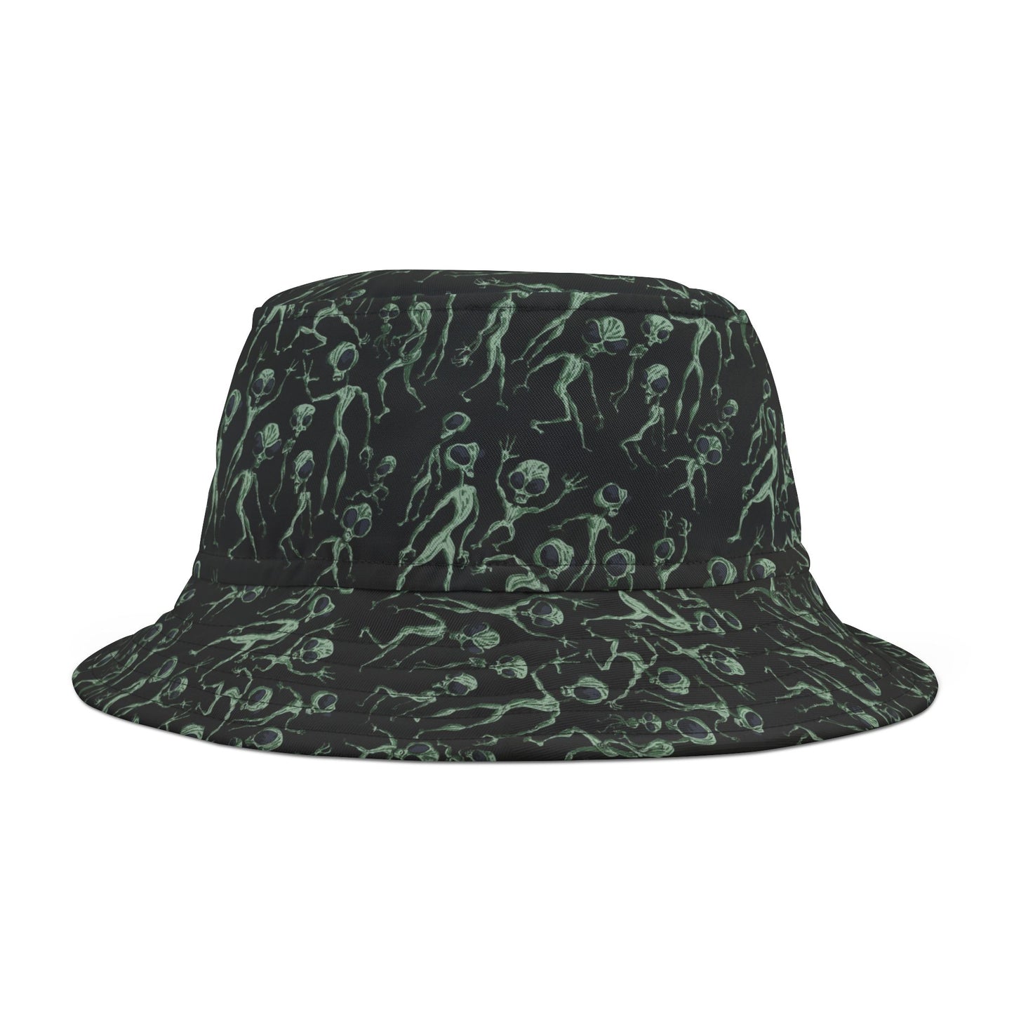 Alien Dance Party Bucket Hat - Trendy Sun Protection, Unique Gift, Festival Fashion, Summer Accessory, Beach Wear