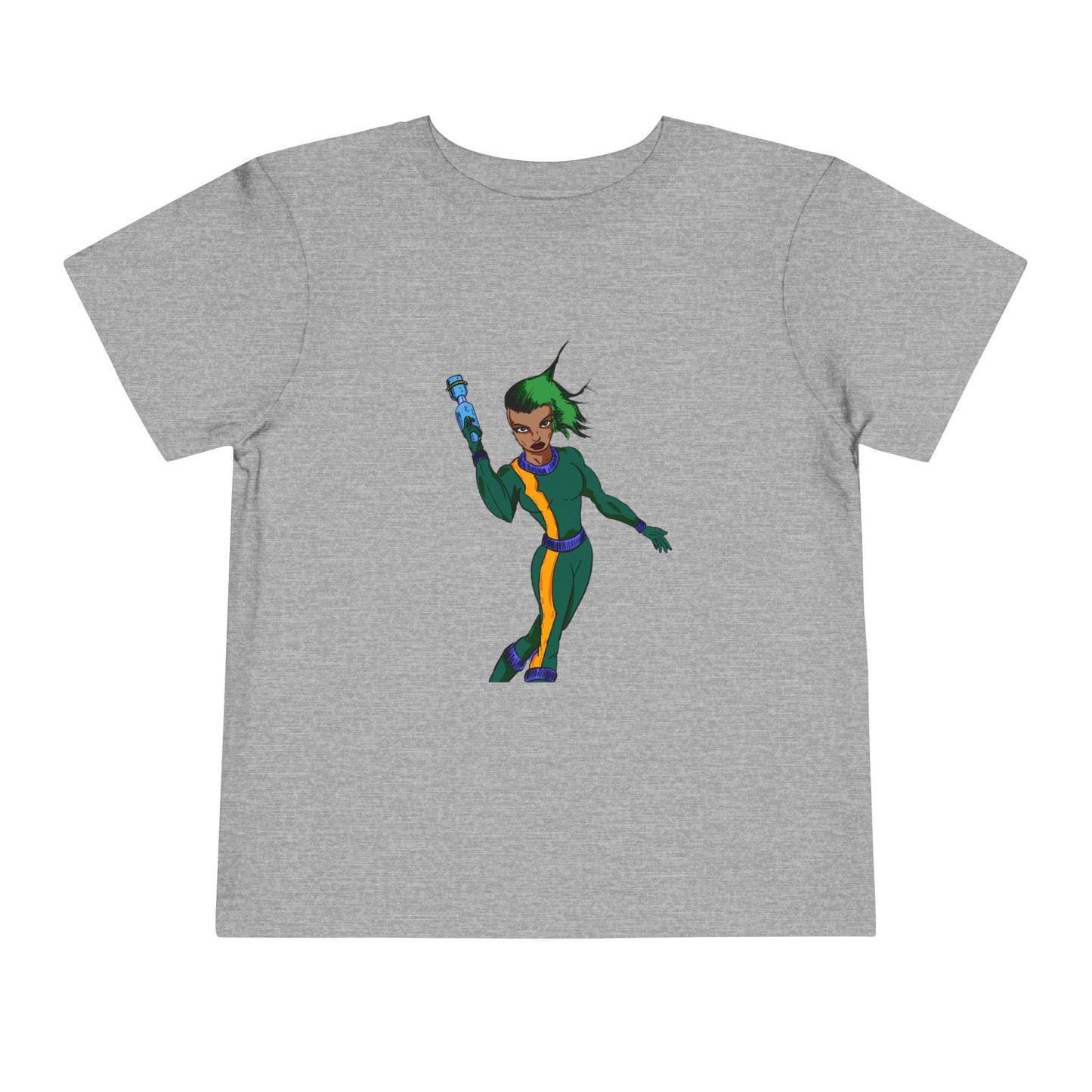 Toddler Tee — Colorful Space Hero Graphic