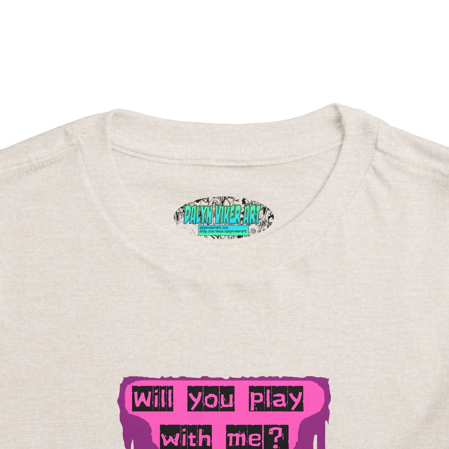 Toddler Tee - Evil Doll - Will You Play With Me
