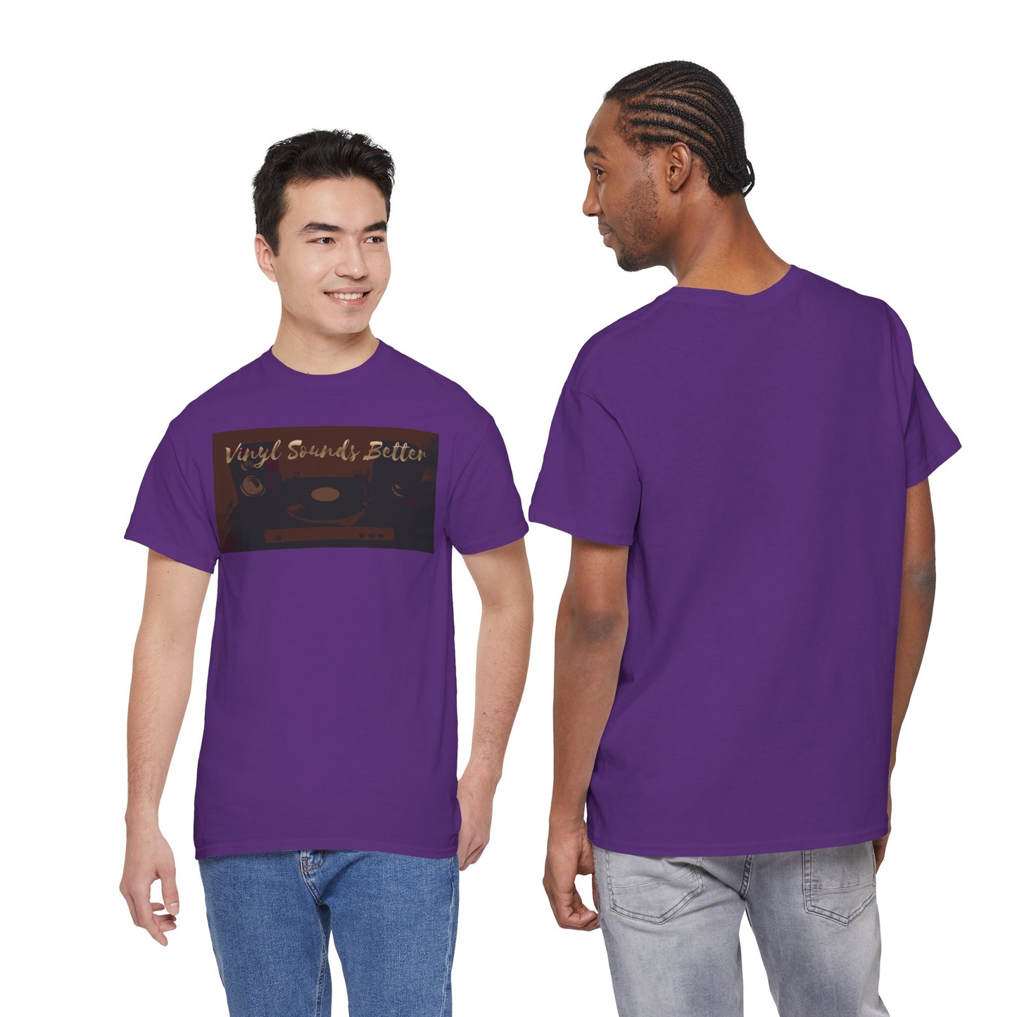 Vinyl Sounds Better T-Shirt — Retro Record Player Tee for Music Lovers