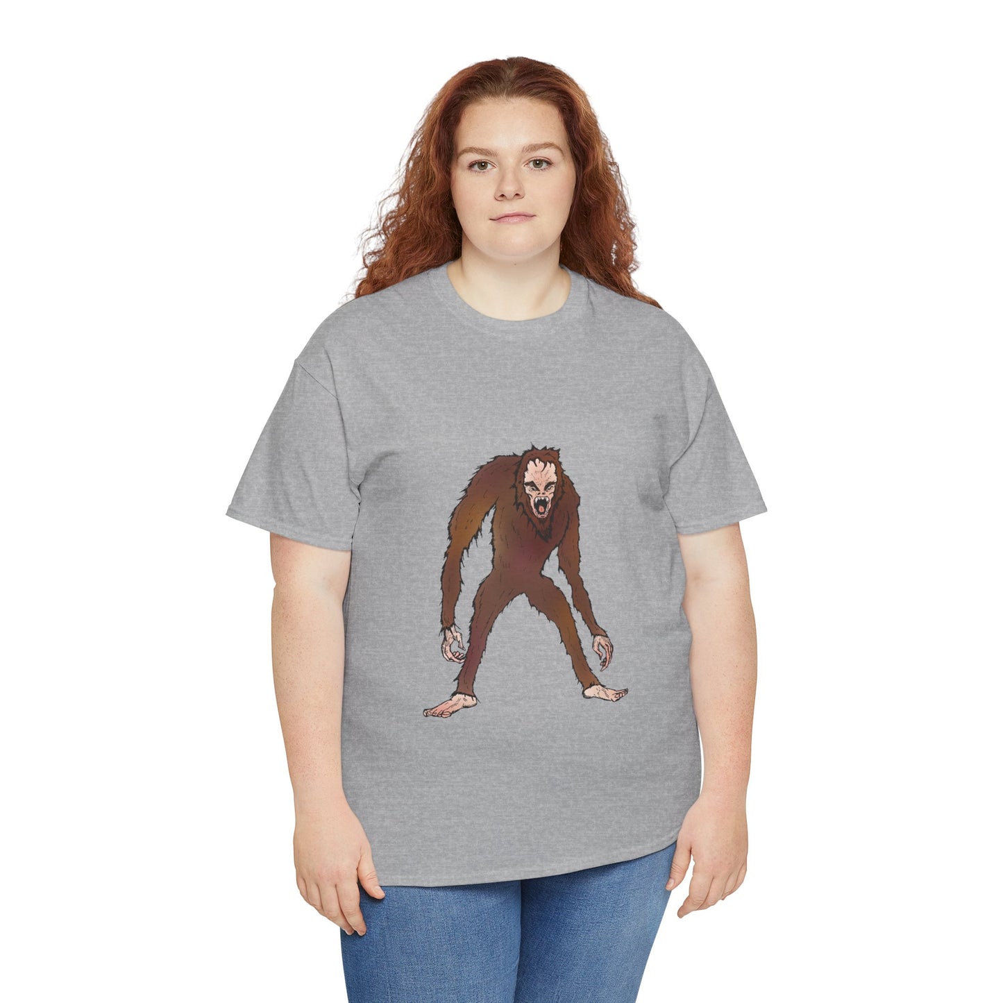 Bigfoot Sketch T‑Shirt — Retro Sasquatch Graphic Tee