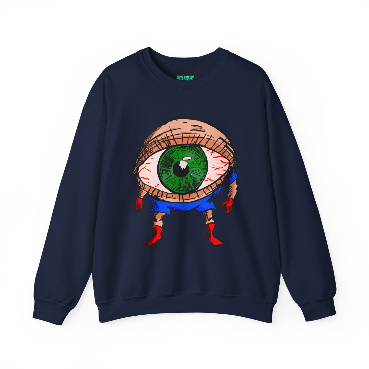 Terrif-EYE-ing Unique Cartoon Eye Sweatshirt - Unisex Heavy Blend™