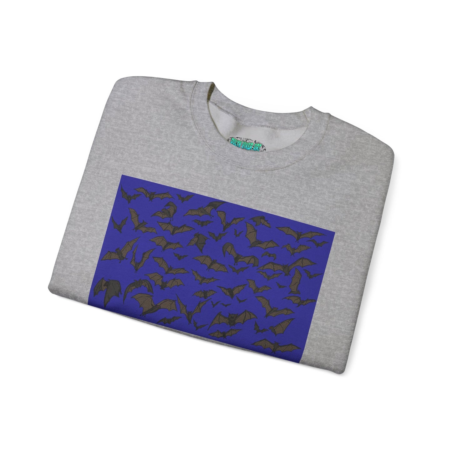 Stylish Bats Unisex Crewneck Sweatshirt with Abstract Design
