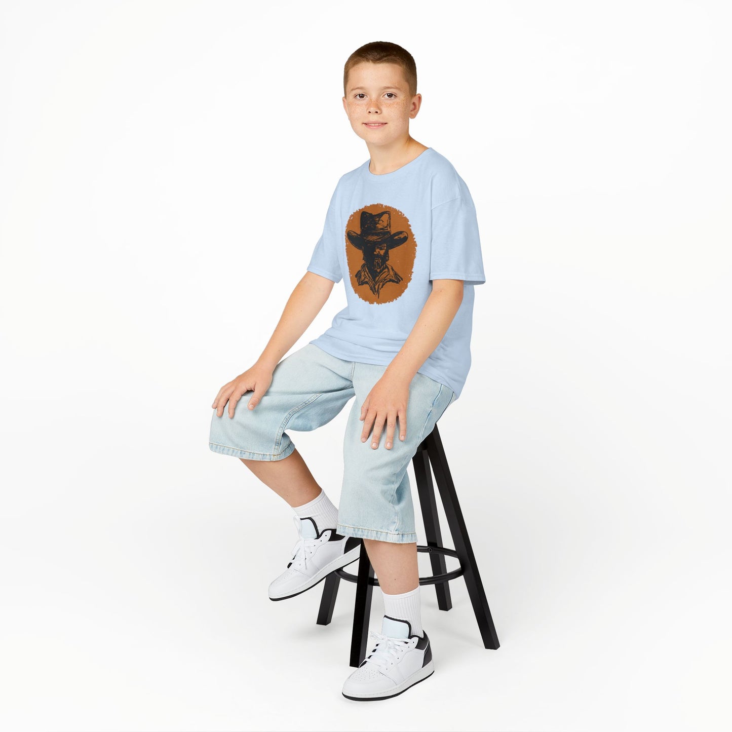 Southwestern Cowboy Kids Heavy Cotton™ Tee