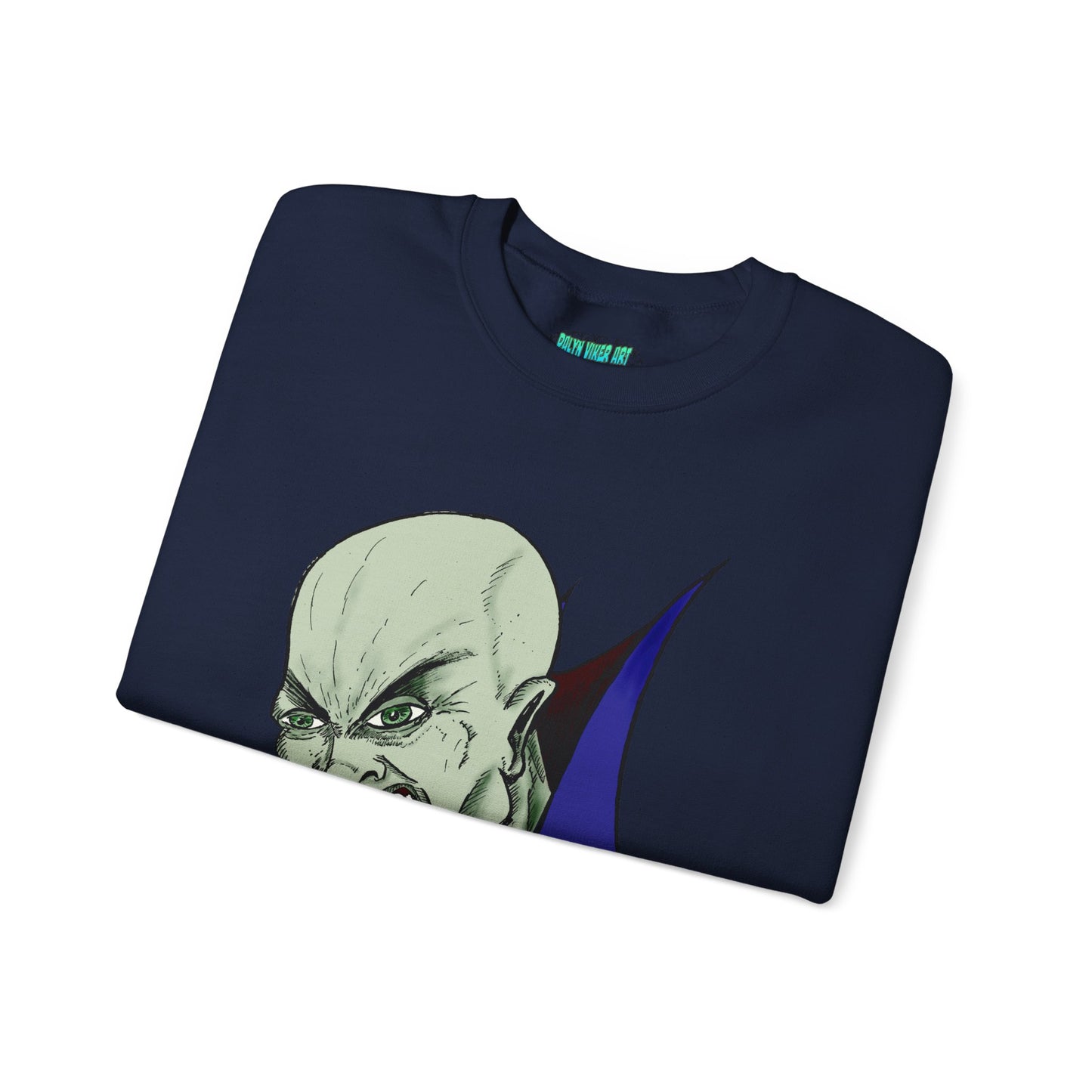Vampire Graphic Sweatshirt for Halloween