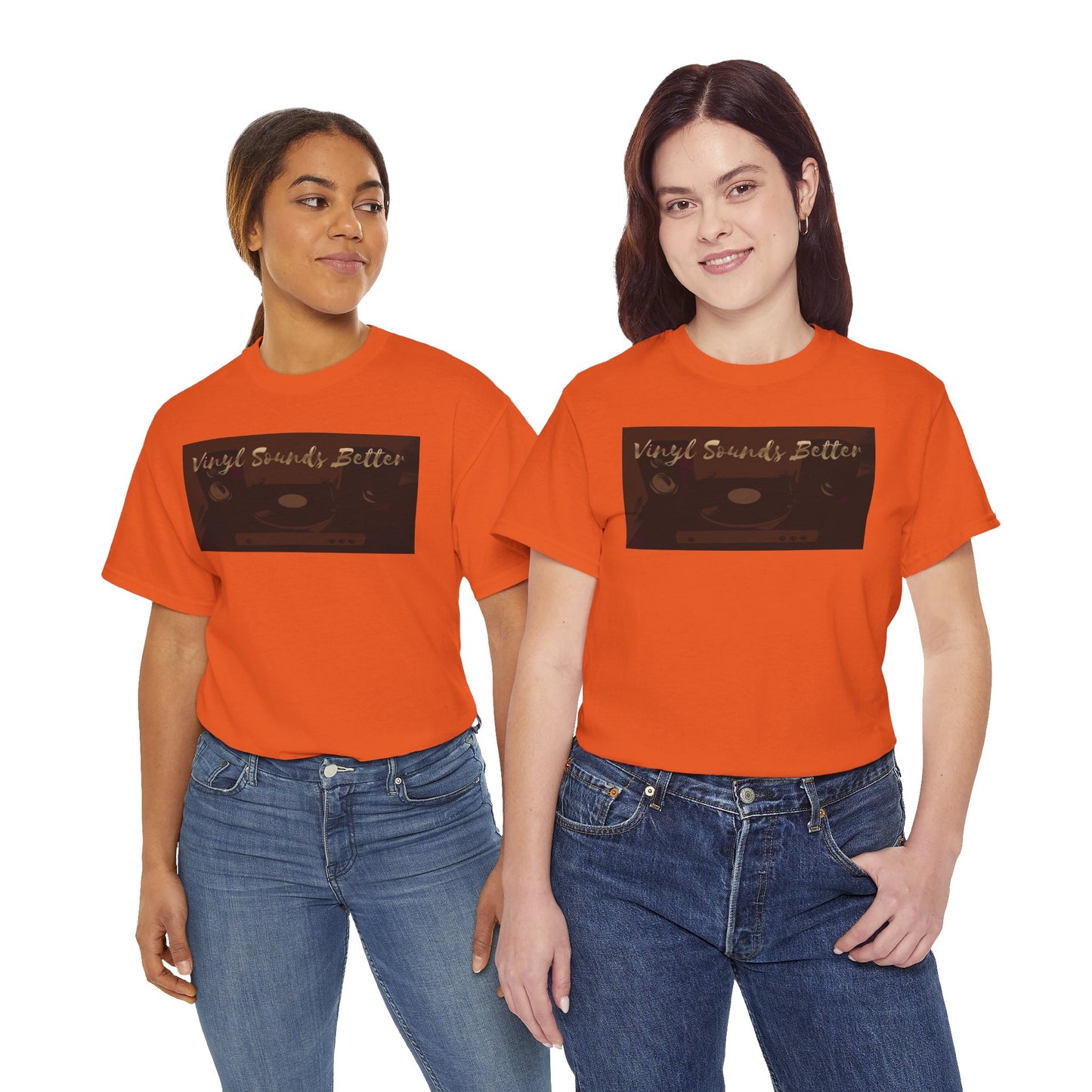 Vinyl Sounds Better T-Shirt — Retro Record Player Tee for Music Lovers