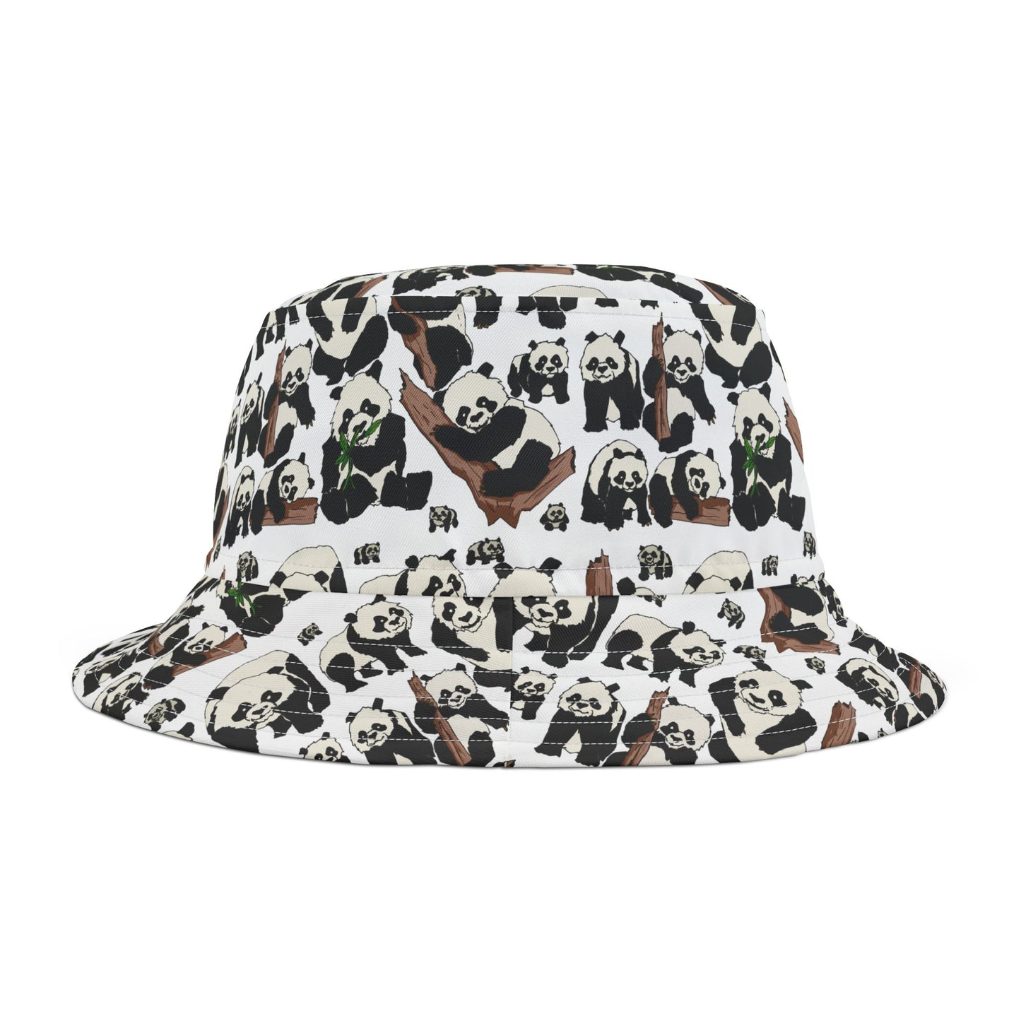 Panda Print Bucket Hat, Cute Summer Accessory, Outdoor Fashion, Festival Wear, Kids & Adults Gift, Wildlife Lover Hat